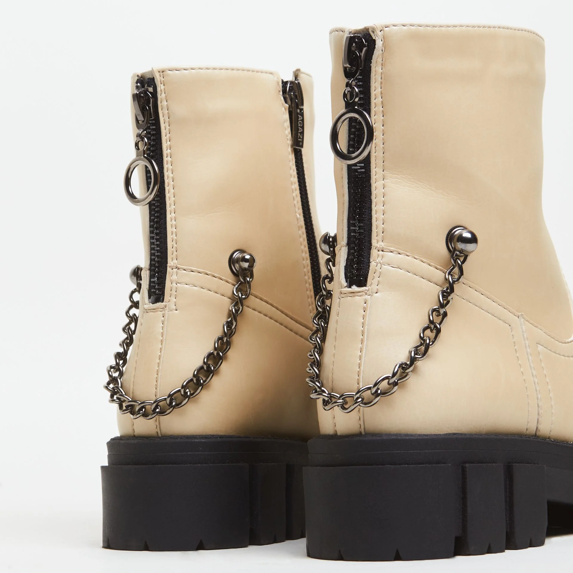 3in1 KAMA plant based leather boots – vanilla - Image 7
