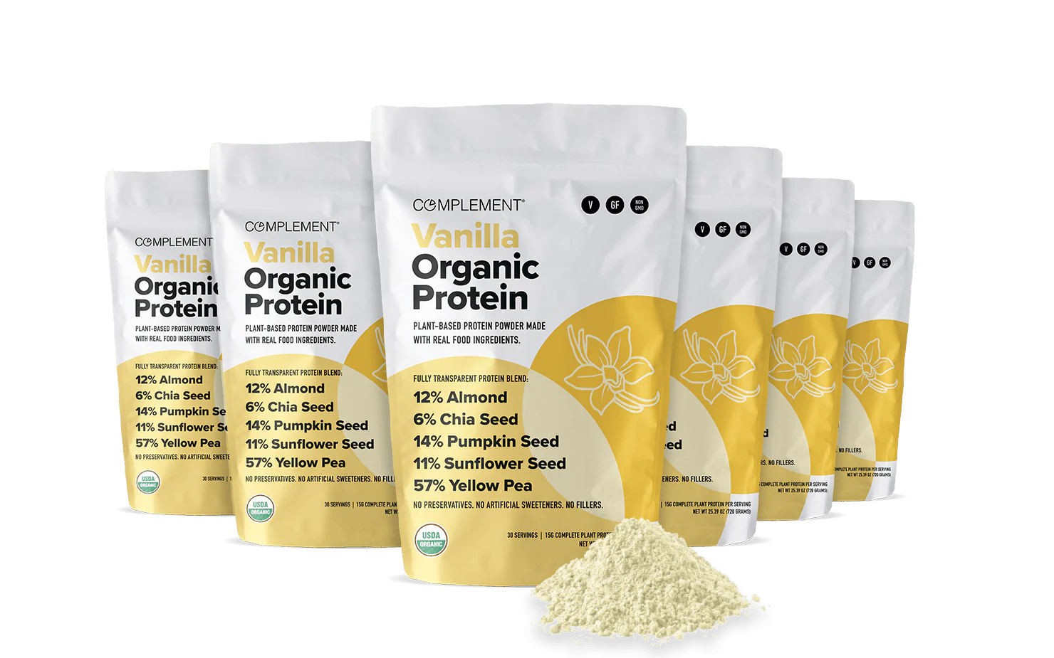 6x Vanilla Organic Plant-Based Protein