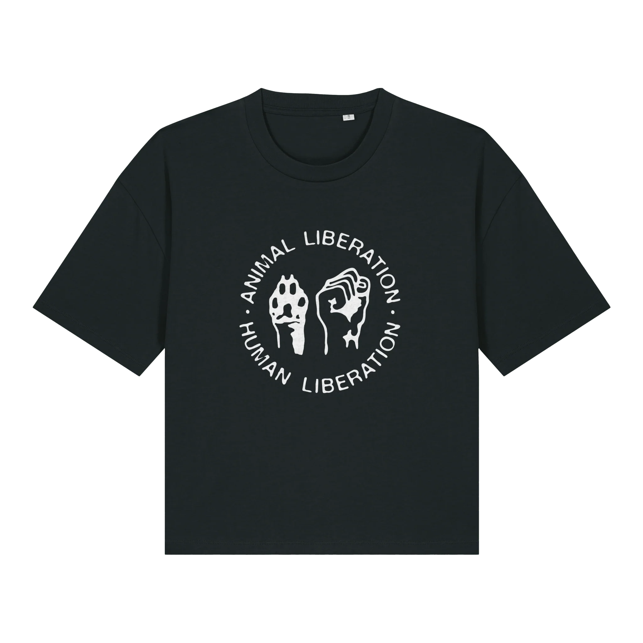Animal Liberation Human Liberation Women's Boxy T-Shirt - Image 3