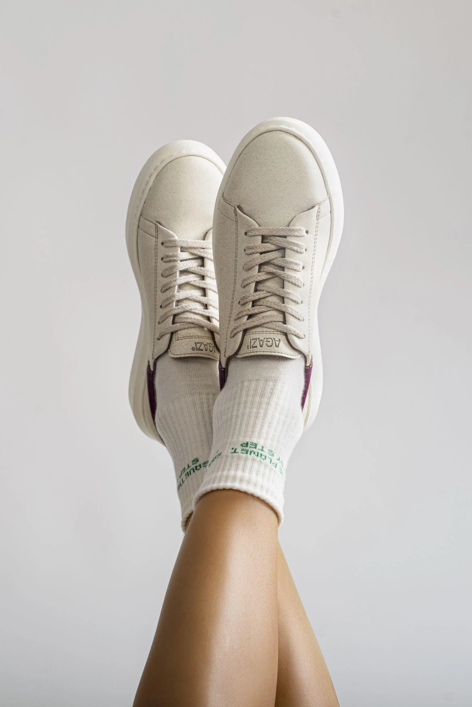 Apple & corn sneakers EMMA - fucsia - Image 4
