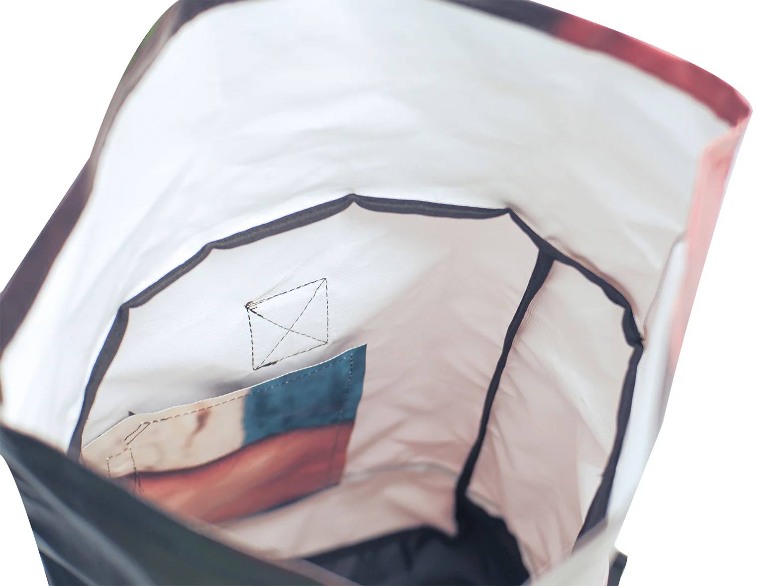 backpack urban publicity banner red & dark brown - Image 6