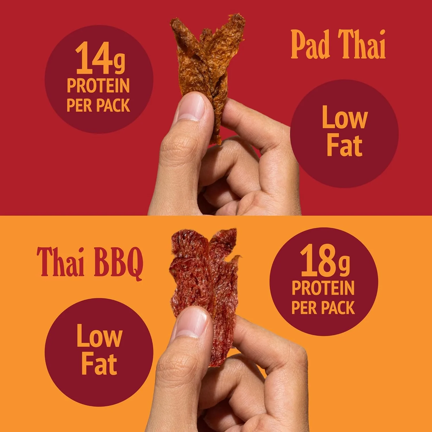 Bangkok Bites Vegan Jerky, Variety Pack - Image 5