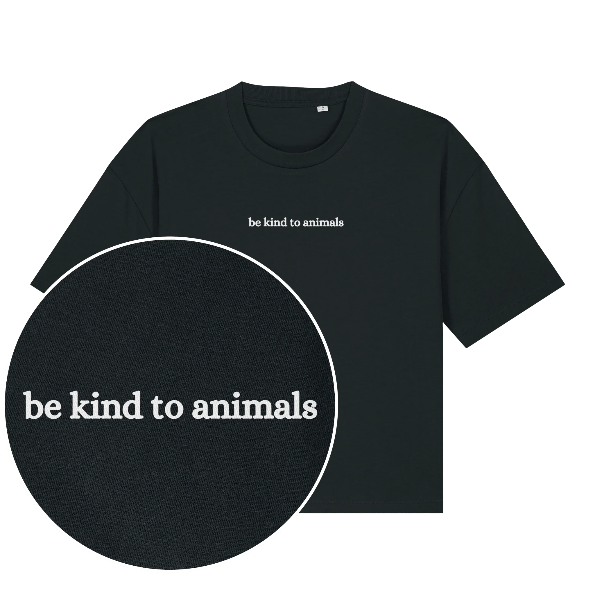 Be Kind To Animals Women's Boxy T-Shirt - Image 2