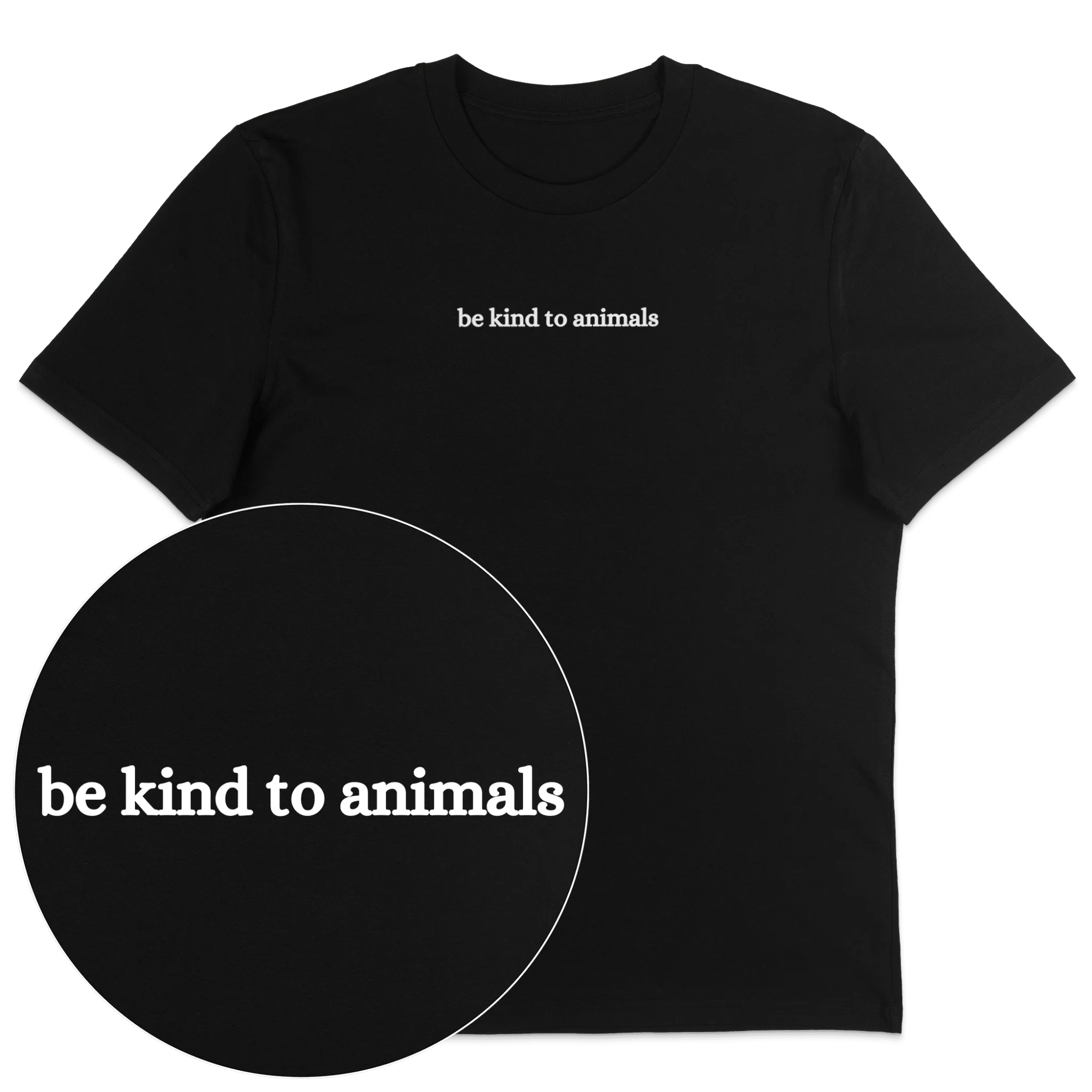 Be Kind To Animals T-Shirt - Image 2