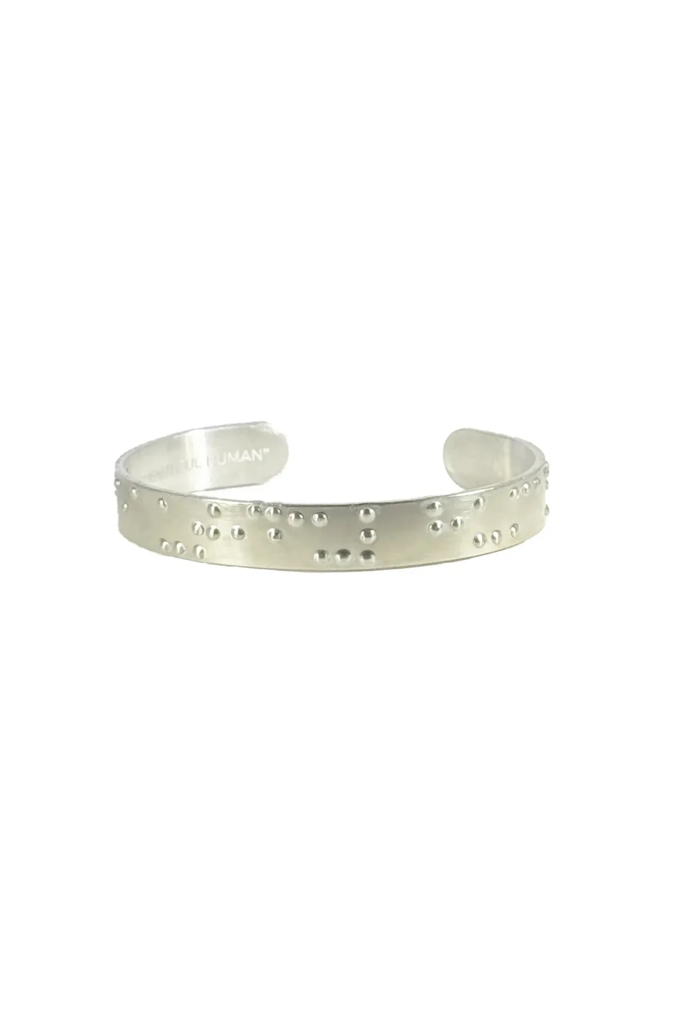 Beautiful Human Braille Cuff Bracelet - Image 6