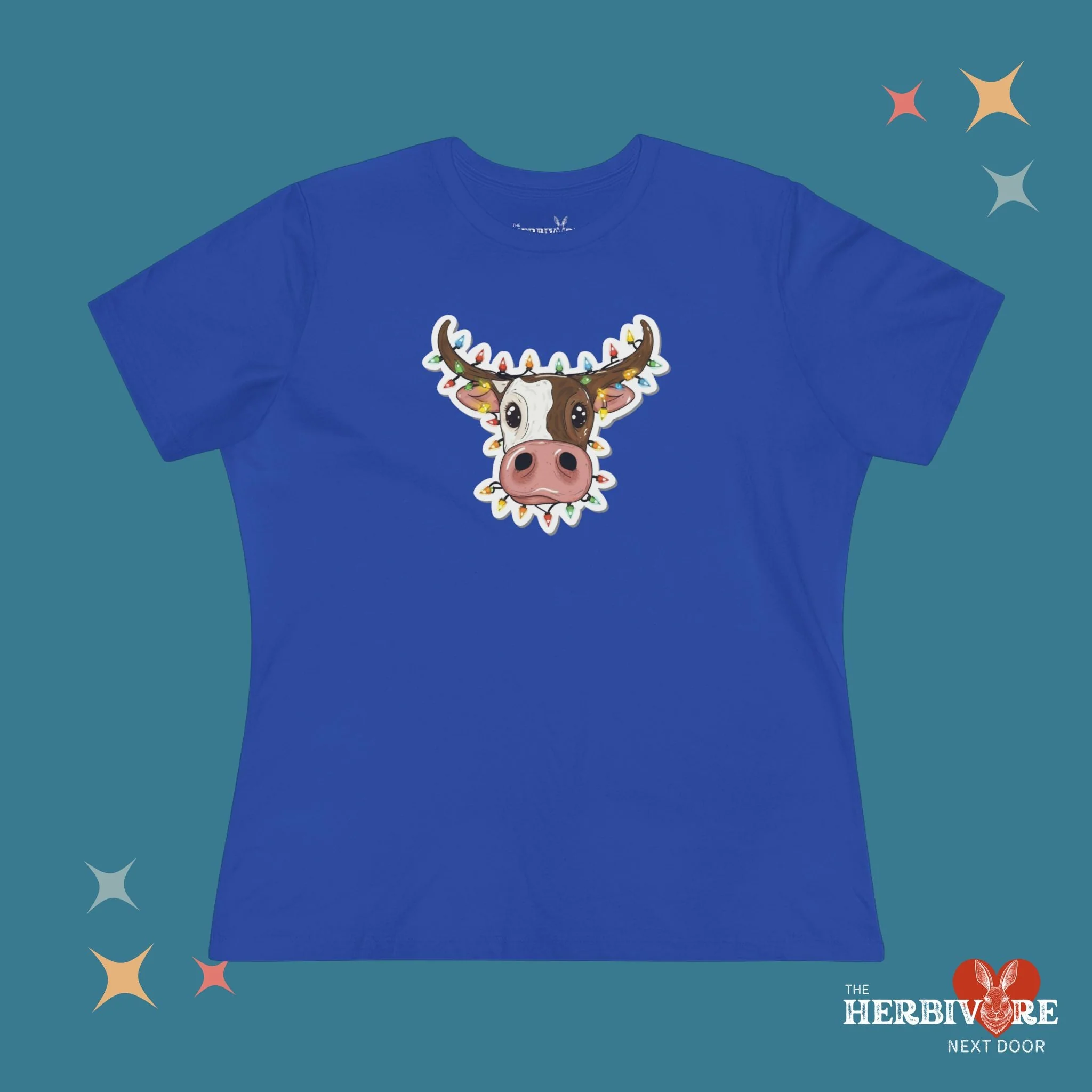 Christmas Cow - Women's Style B&C 6400