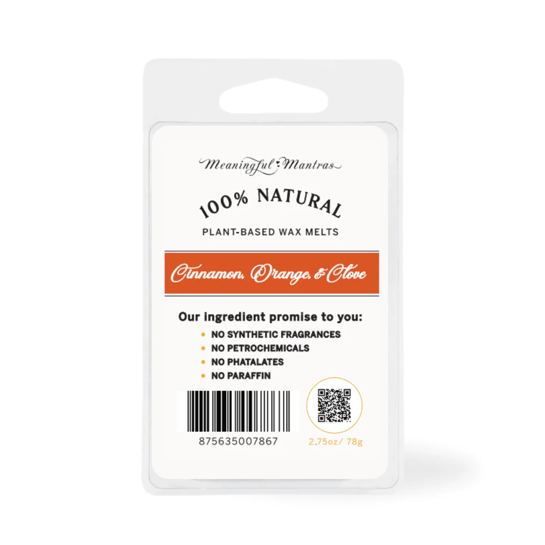 Cinnamon, Orange & Clove 100% Plant-Based Wax Melts
