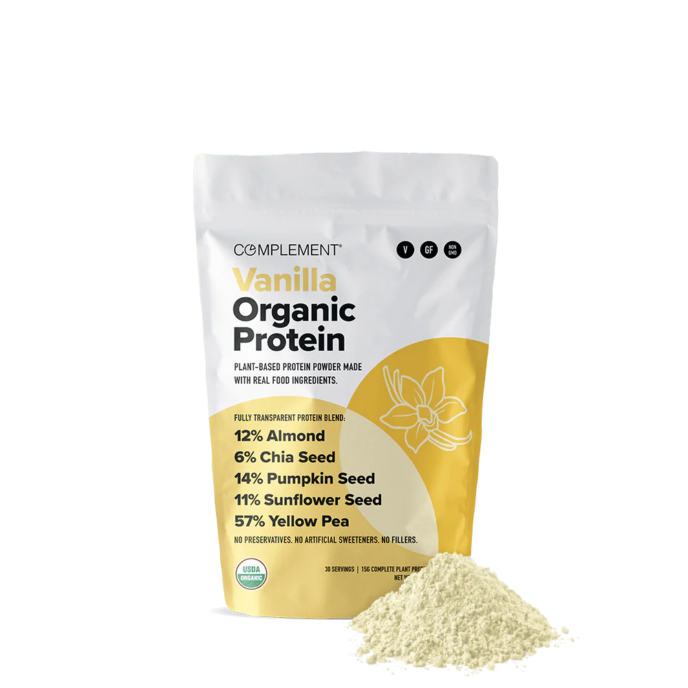 COMPLEMENT® Vanilla Organic Protein - 15 Serving