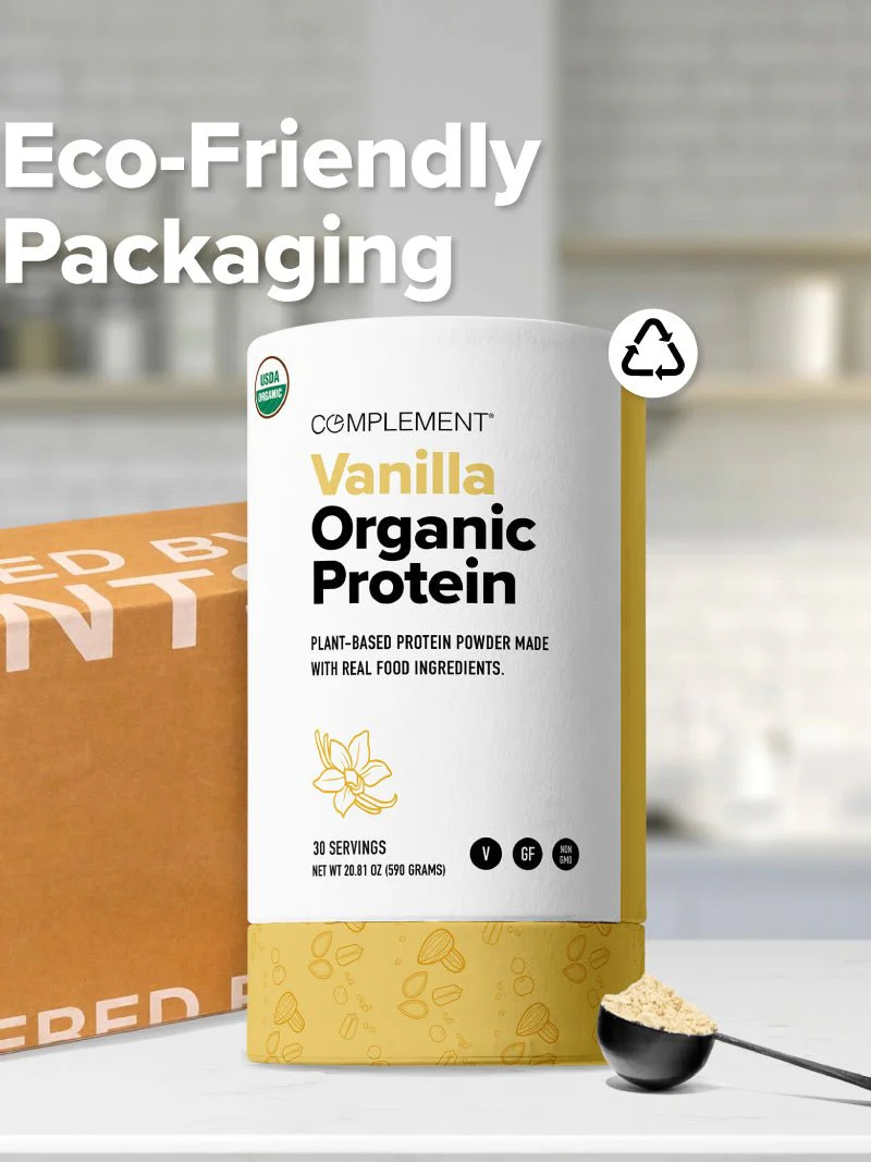 COMPLEMENT® Vanilla Organic Protein - 15 Serving - Image 6