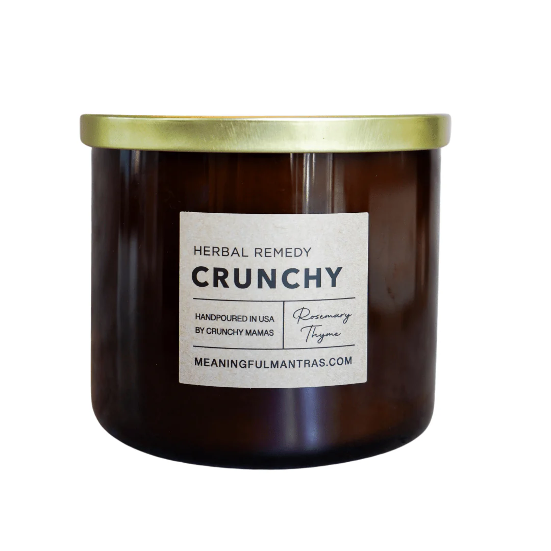 Crunchy Herbal Remedy Natural Candle - Image 5