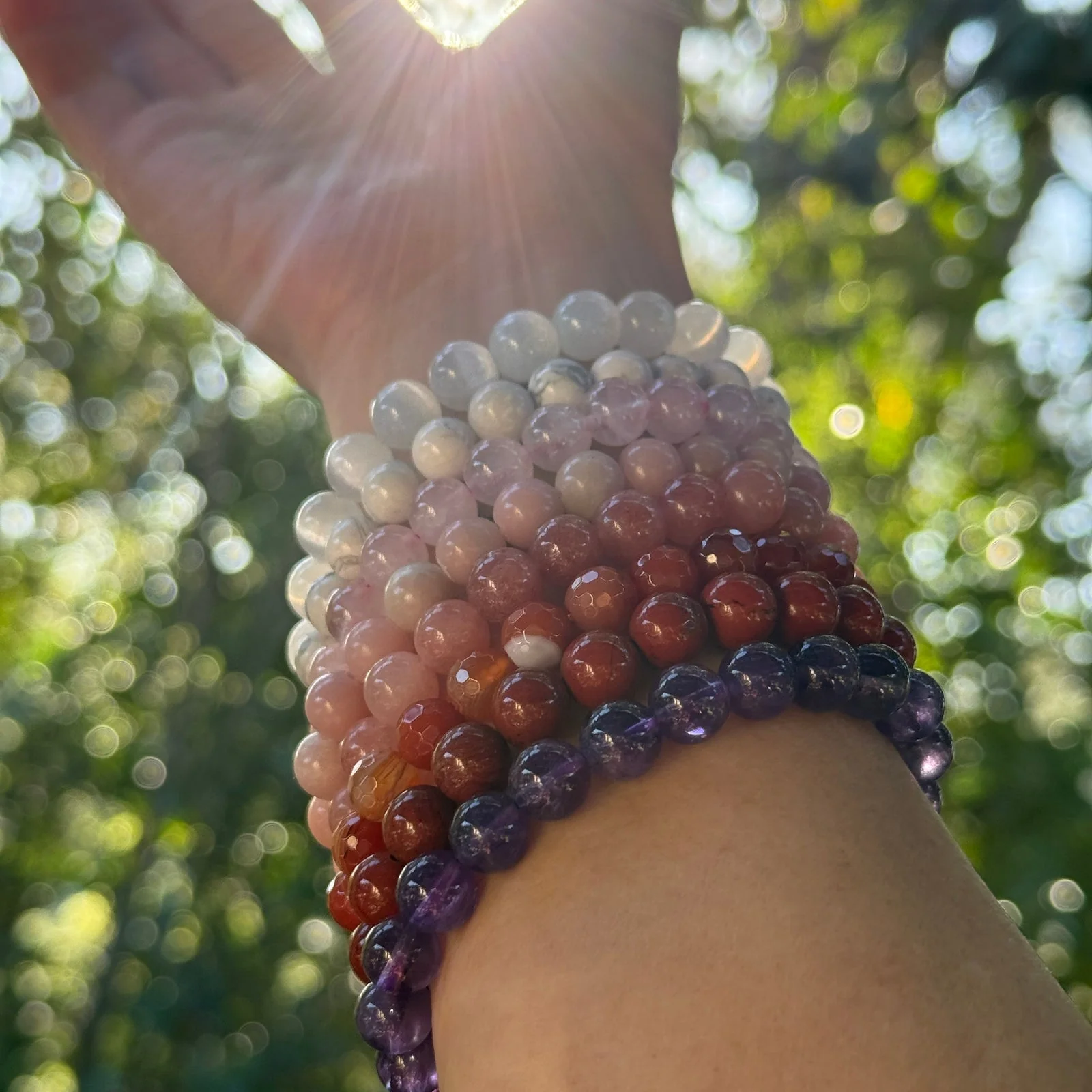Crystal Healing Beaded Bracelet - Image 4