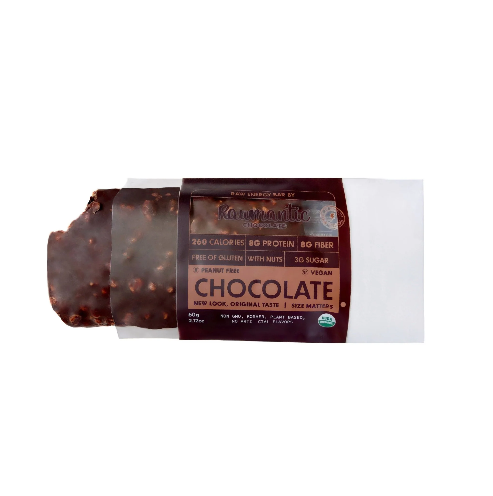 Dark Raw Chocolate Vegan Protein Bars - Image 2