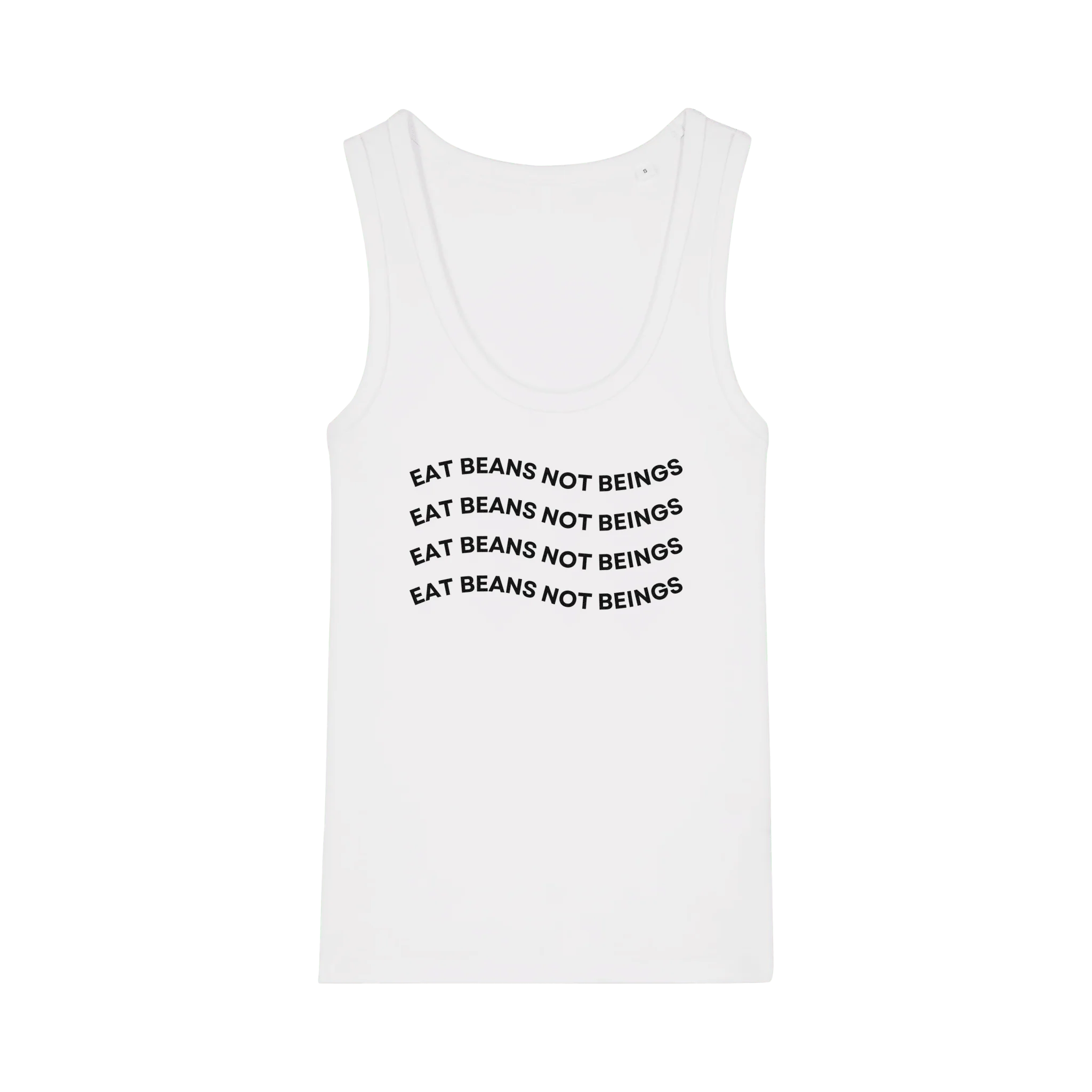 Eat Beans Not Beings Women's Tank Top - Image 3