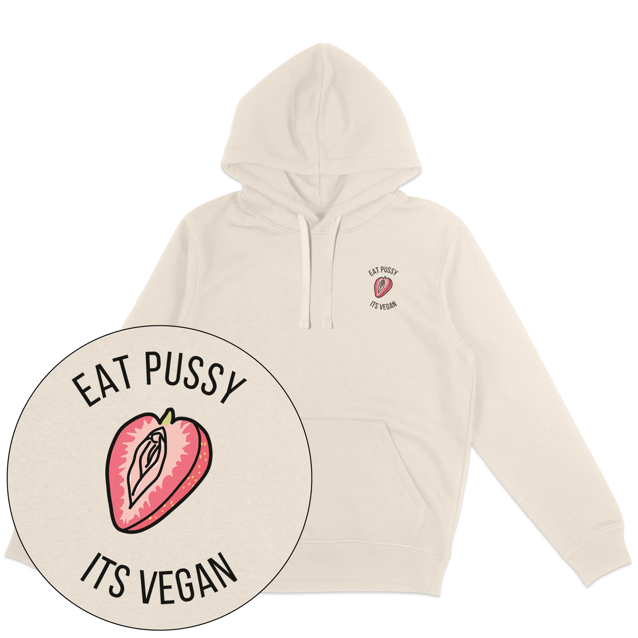 Eat Pussy It's Vegan Hoodie - Image 4