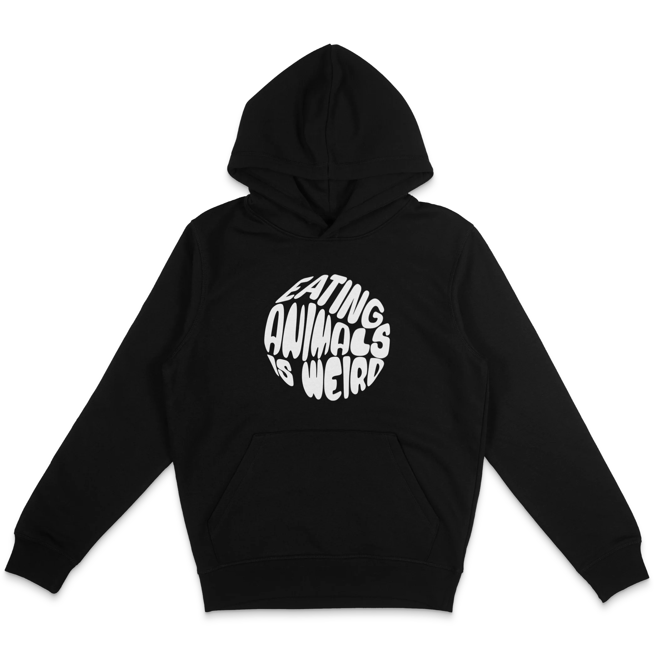 Eating Animals Is Weird Hoodie - Image 2