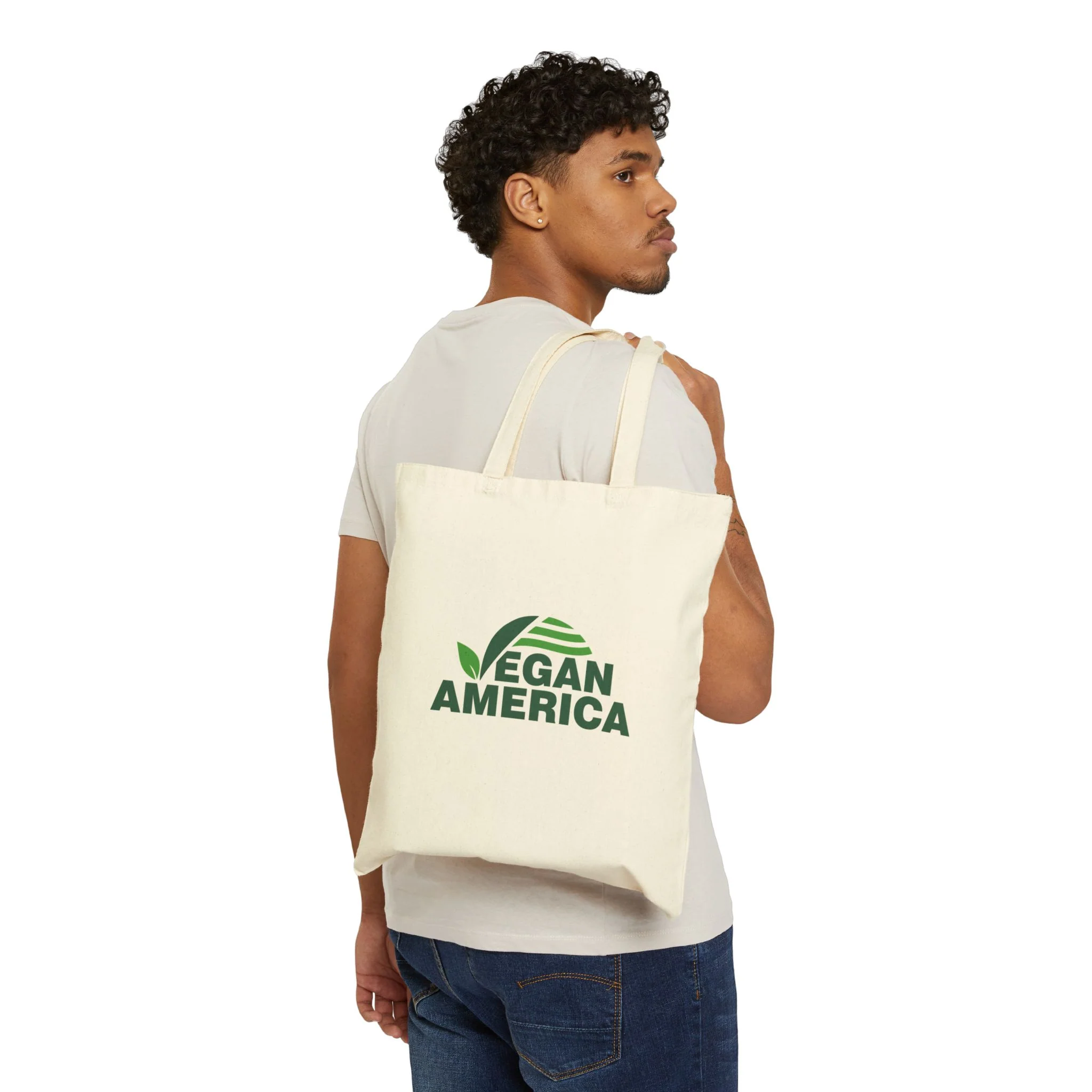 Eco-Friendly Tote Bag for Daily Use, Reusable Shopping Bag, Sustainable Gift, Beach Tote, Natural Canvas Carryall - Image 4