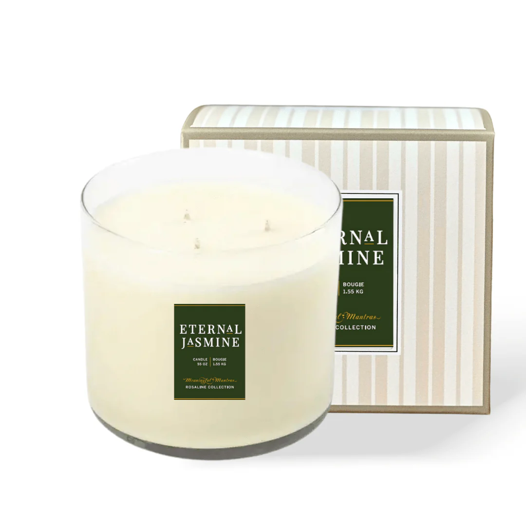 Forever Eternal Jasmine 16oz 3-Wick Natural Candle