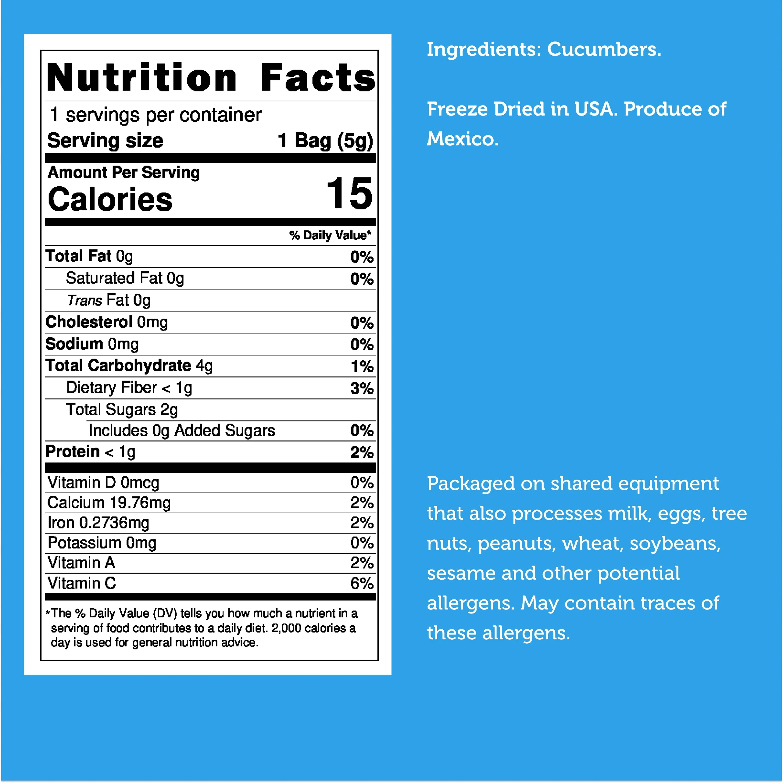 Freeze Dried Cucumber Chips - Image 5