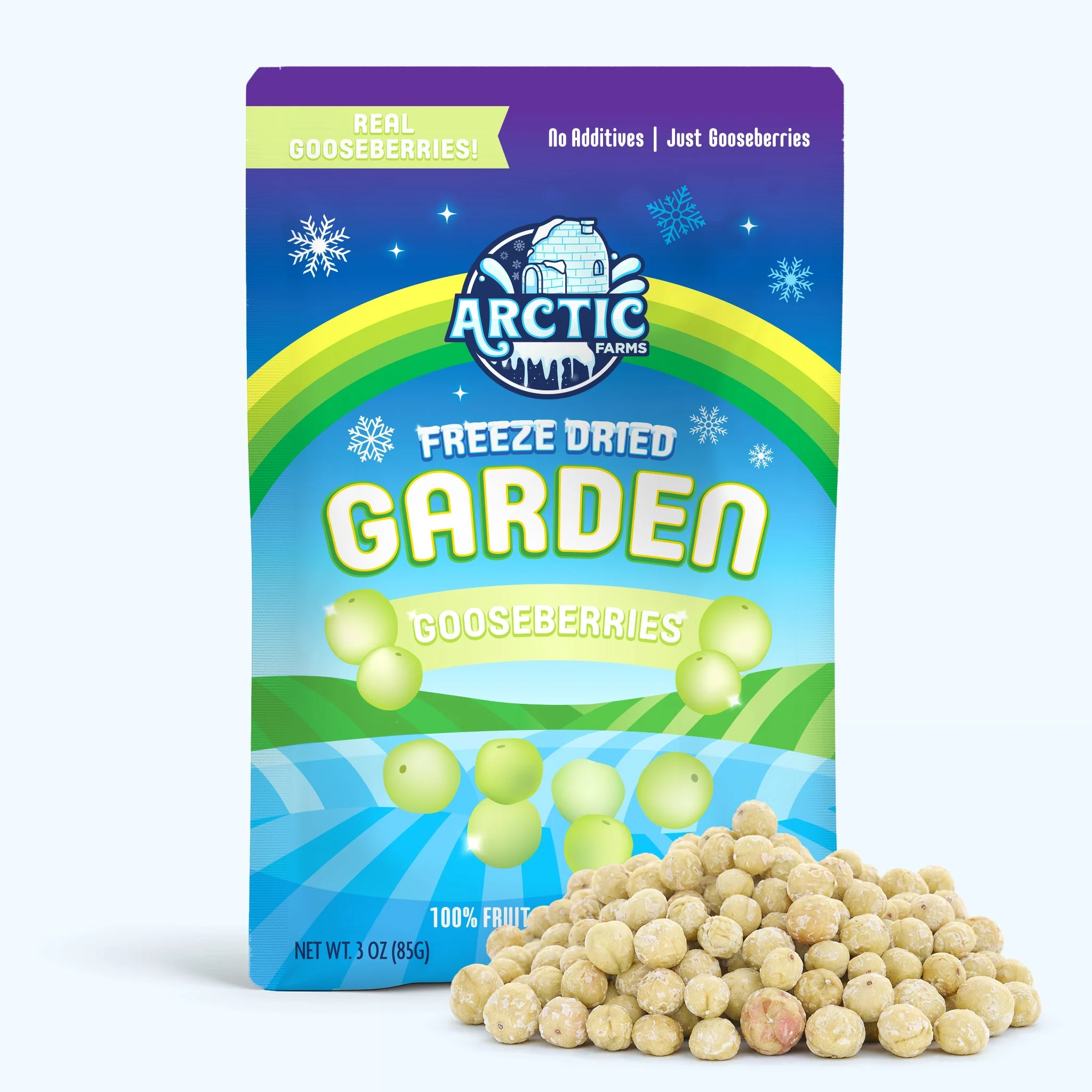 Freeze Dried Organic Green Gooseberries - Image 3