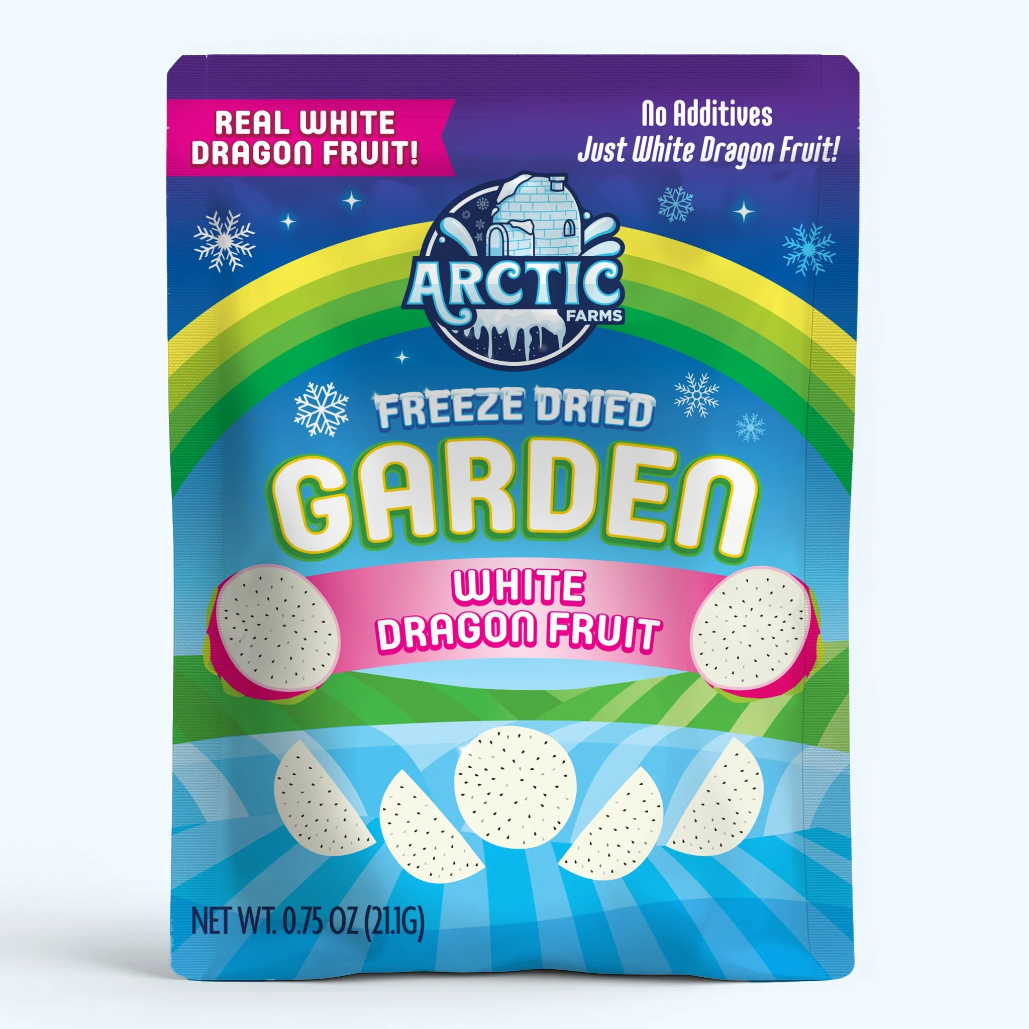 Freeze Dried White Dragon Fruit Slices - Image 2