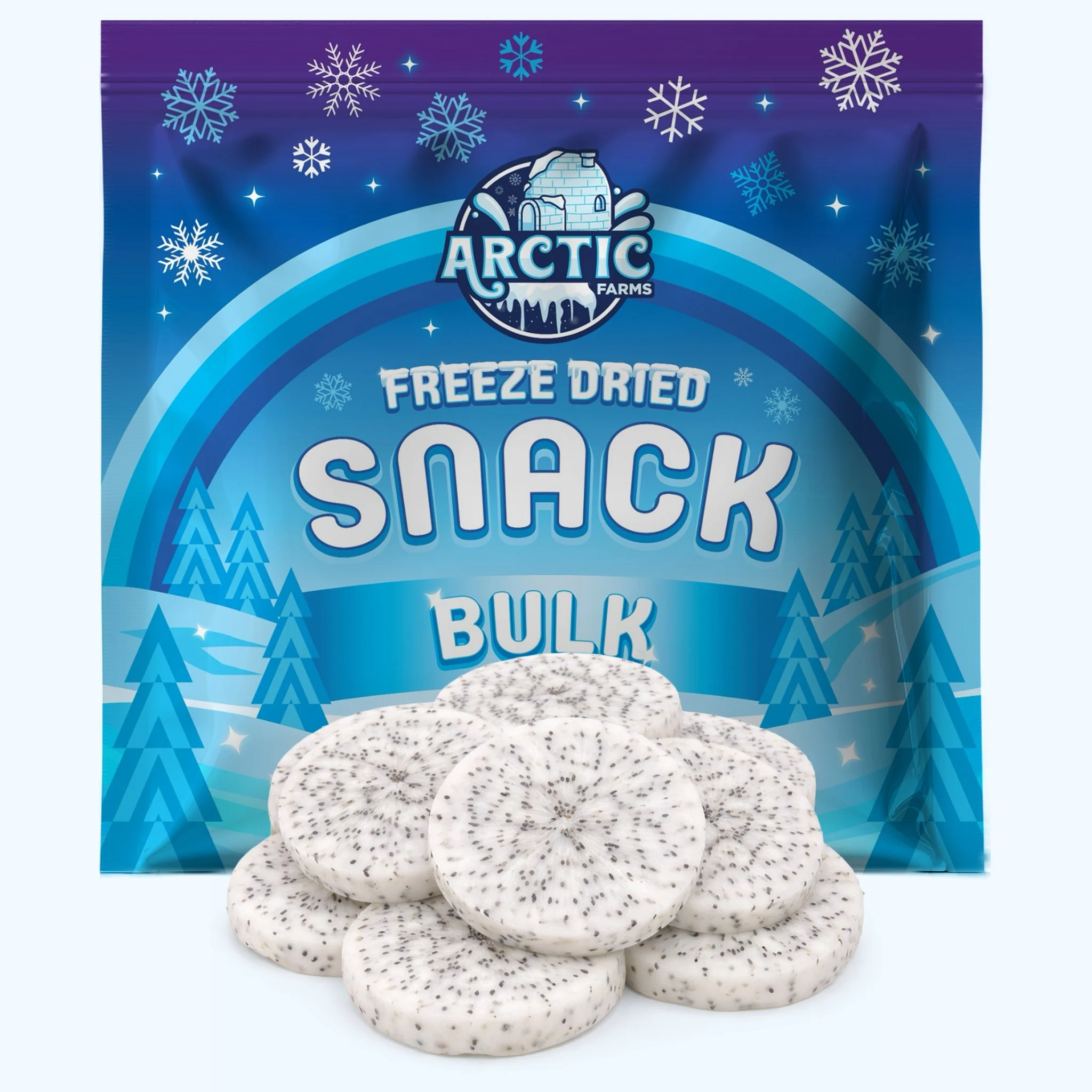Freeze Dried White Dragon Fruit Slices - Image 5