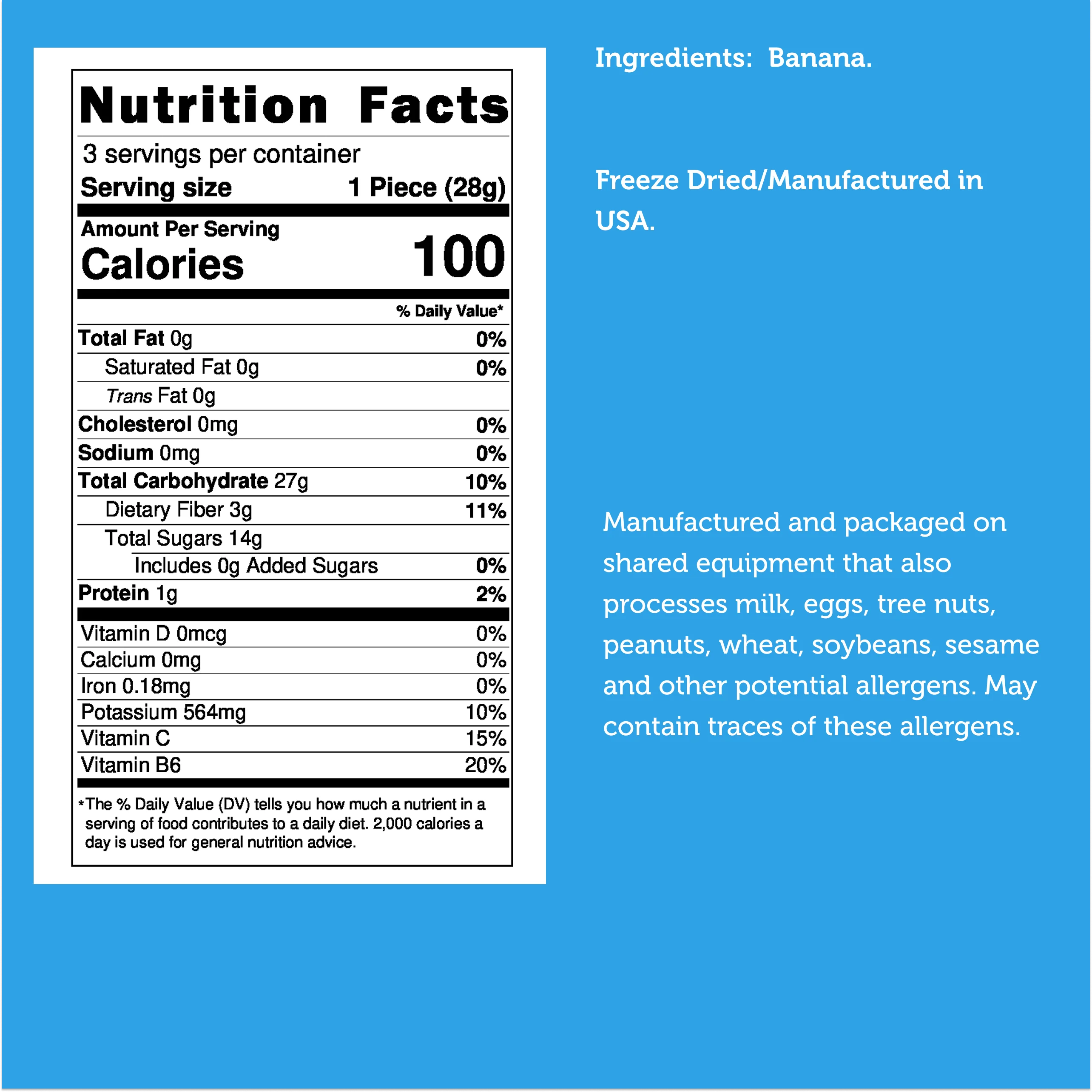 Freeze Dried Whole Bananas - Image 7