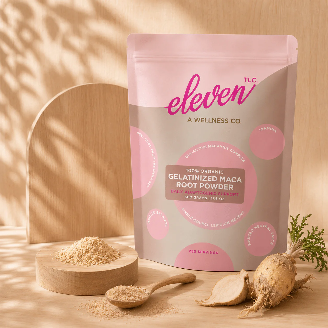 Gelatinized Organic Maca Root Powder 500g · Eleven TLC - Image 2