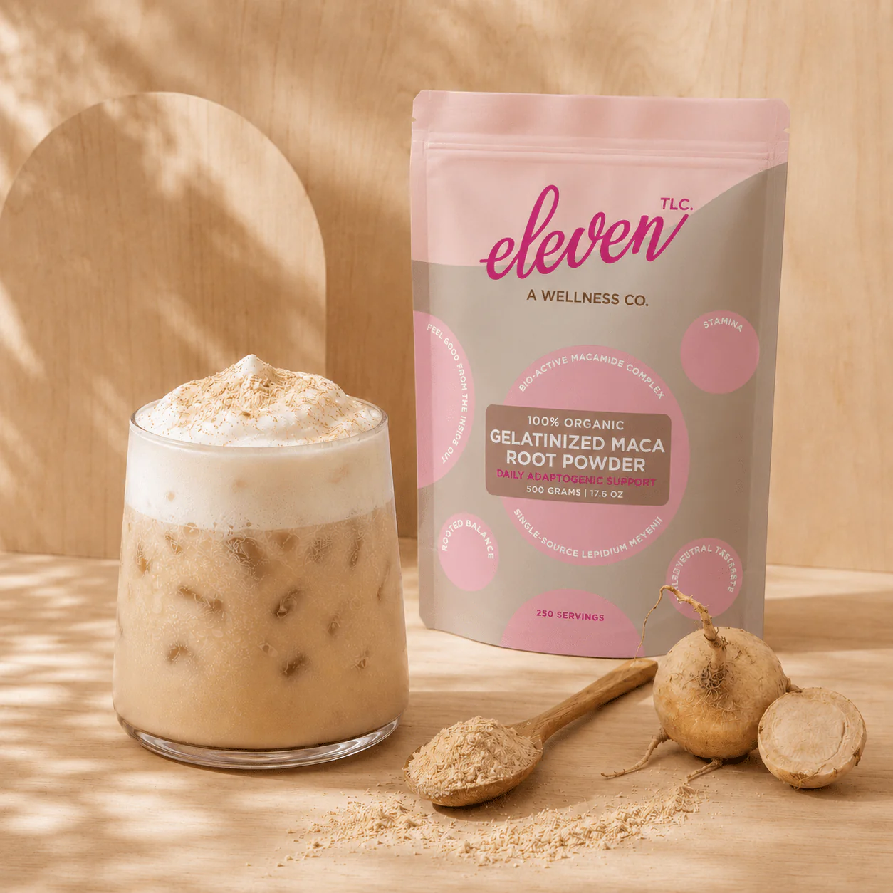 Gelatinized Organic Maca Root Powder 500g · Eleven TLC - Image 3