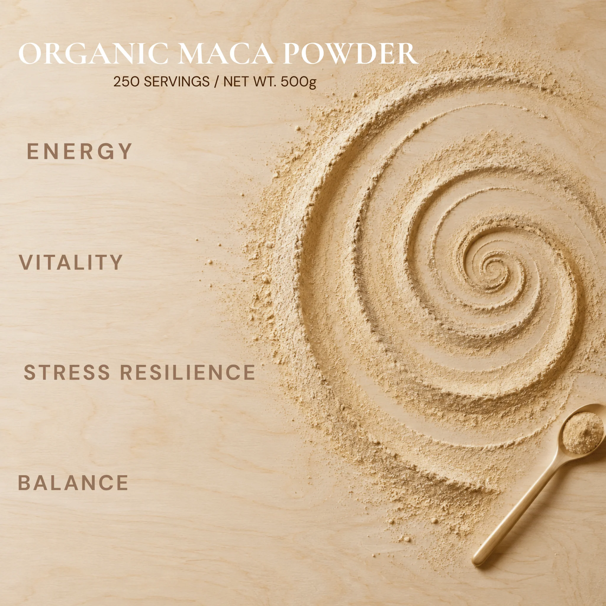 Gelatinized Organic Maca Root Powder 500g · Eleven TLC - Image 5