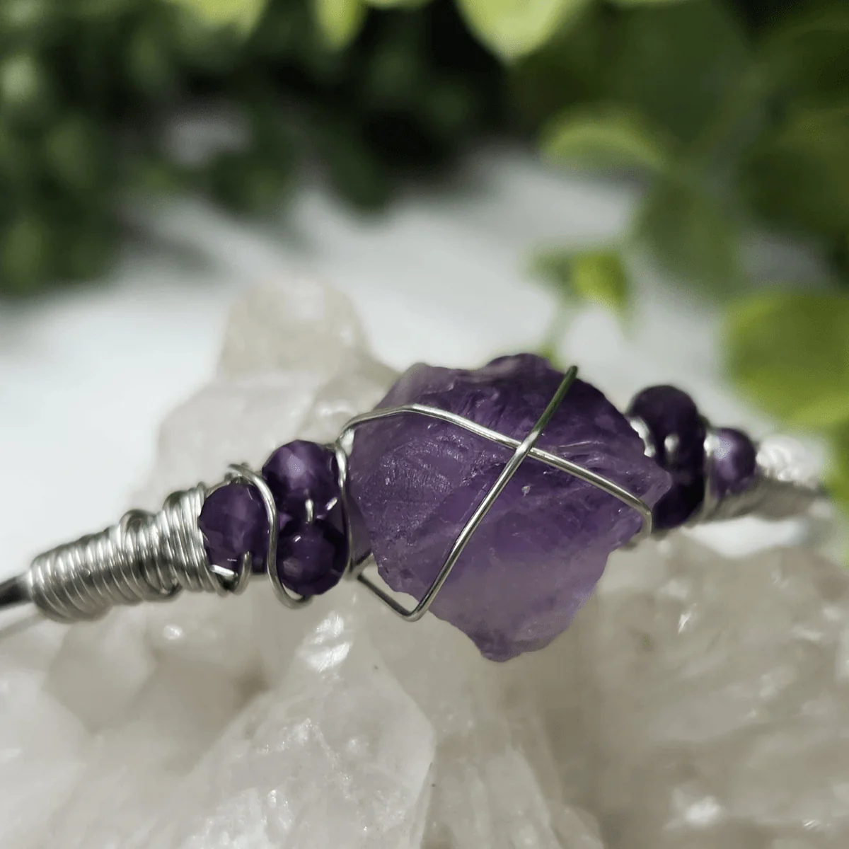 Gemstone Wire-Wrapped Bracelet - Image 10