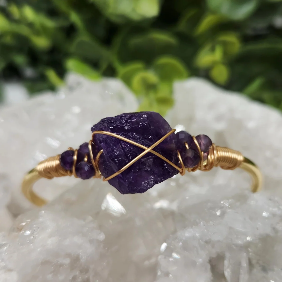 Gemstone Wire-Wrapped Bracelet - Image 13