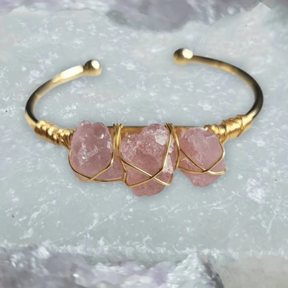 Gemstone Wire-Wrapped Bracelet - Image 134