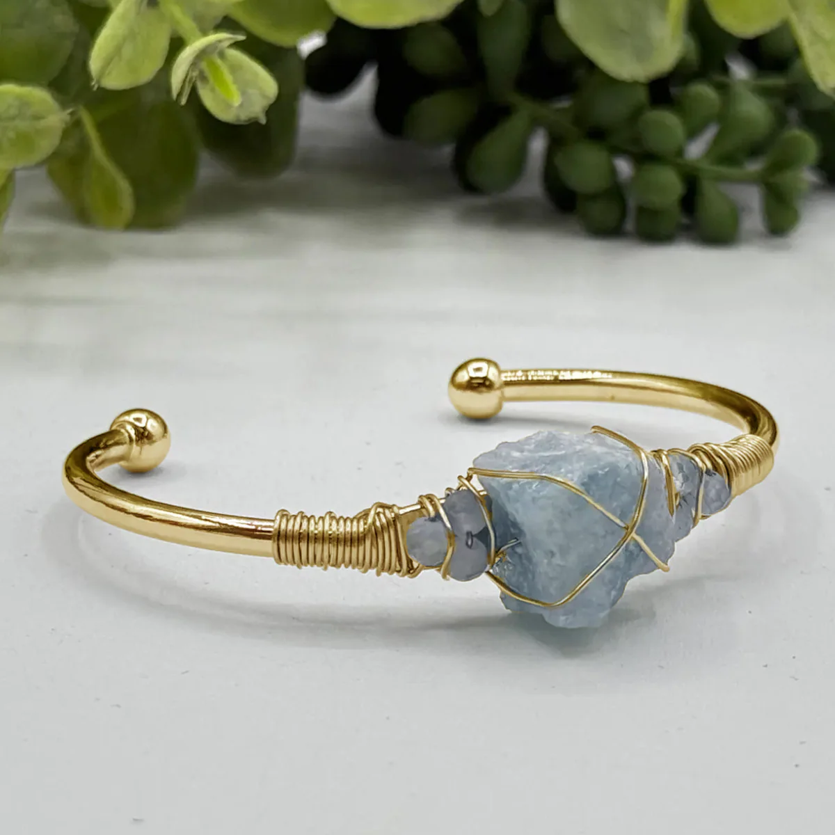 Gemstone Wire-Wrapped Bracelet - Image 17