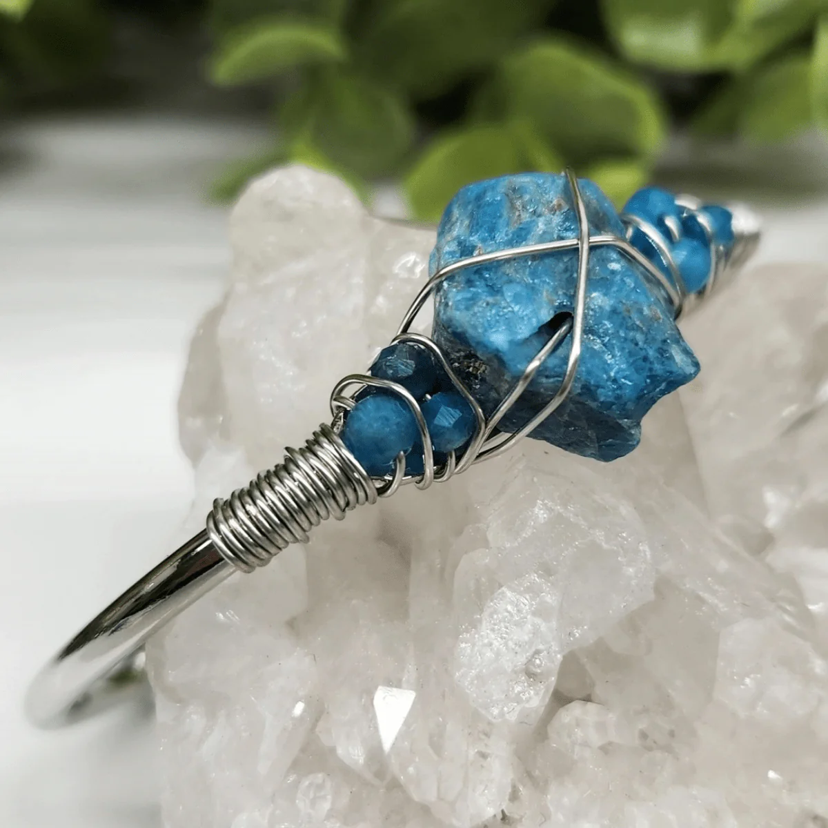 Gemstone Wire-Wrapped Bracelet - Image 22