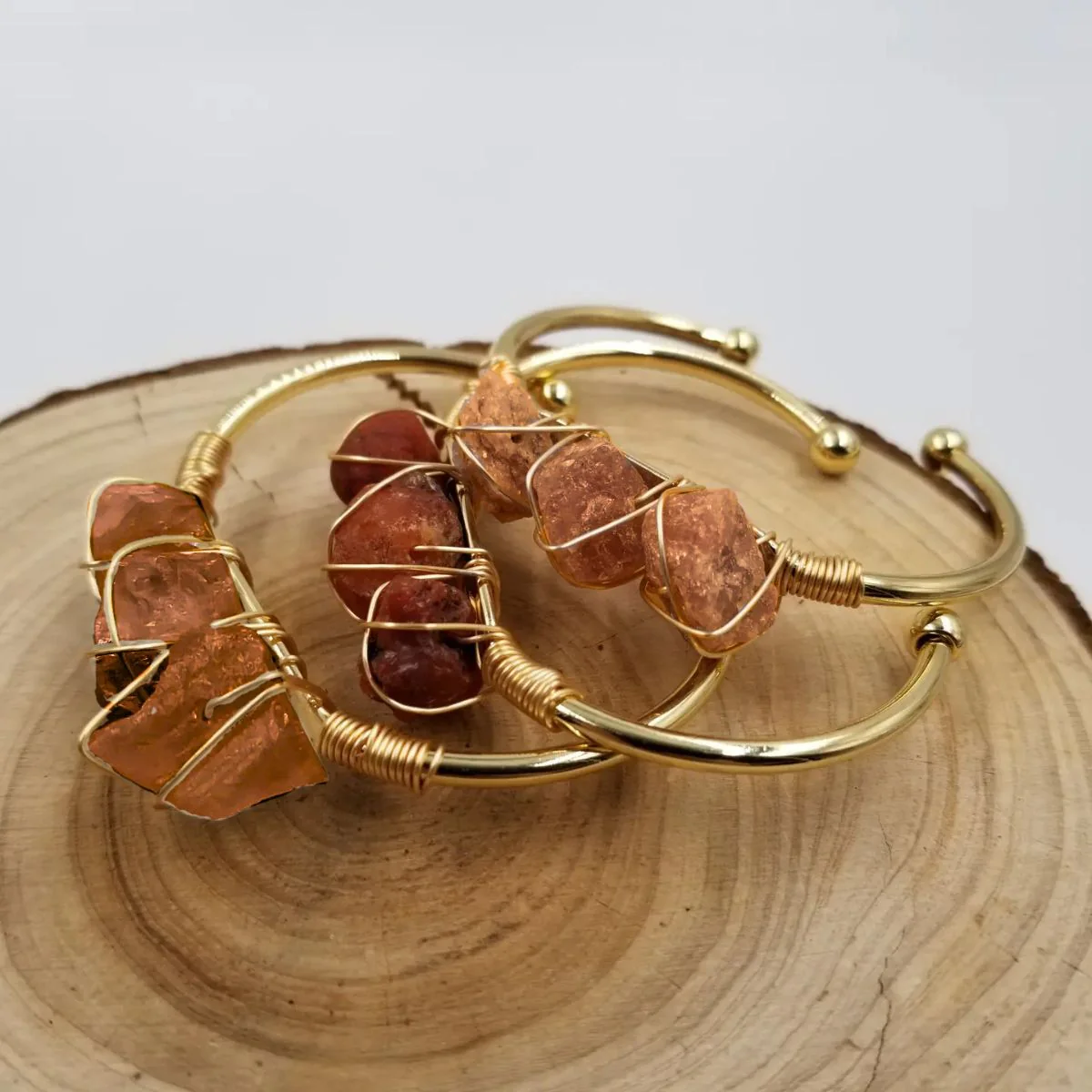 Gemstone Wire-Wrapped Bracelet - Image 24