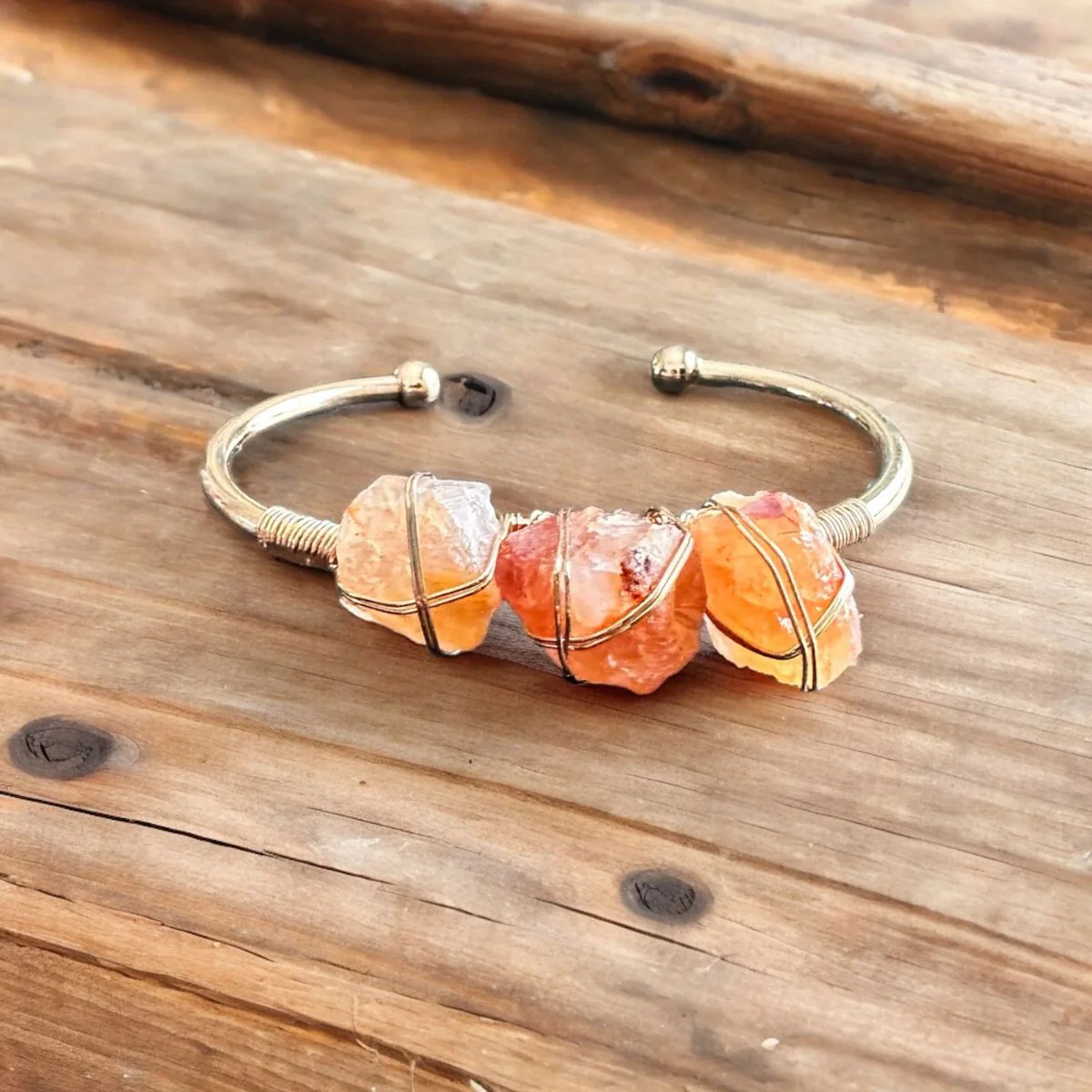 Gemstone Wire-Wrapped Bracelet - Image 25