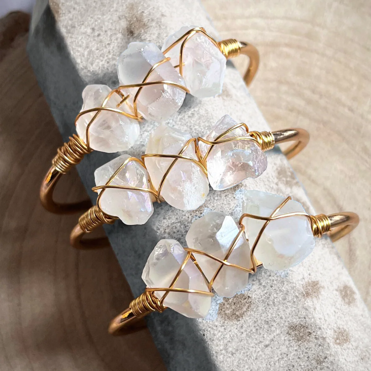 Gemstone Wire-Wrapped Bracelet - Image 35