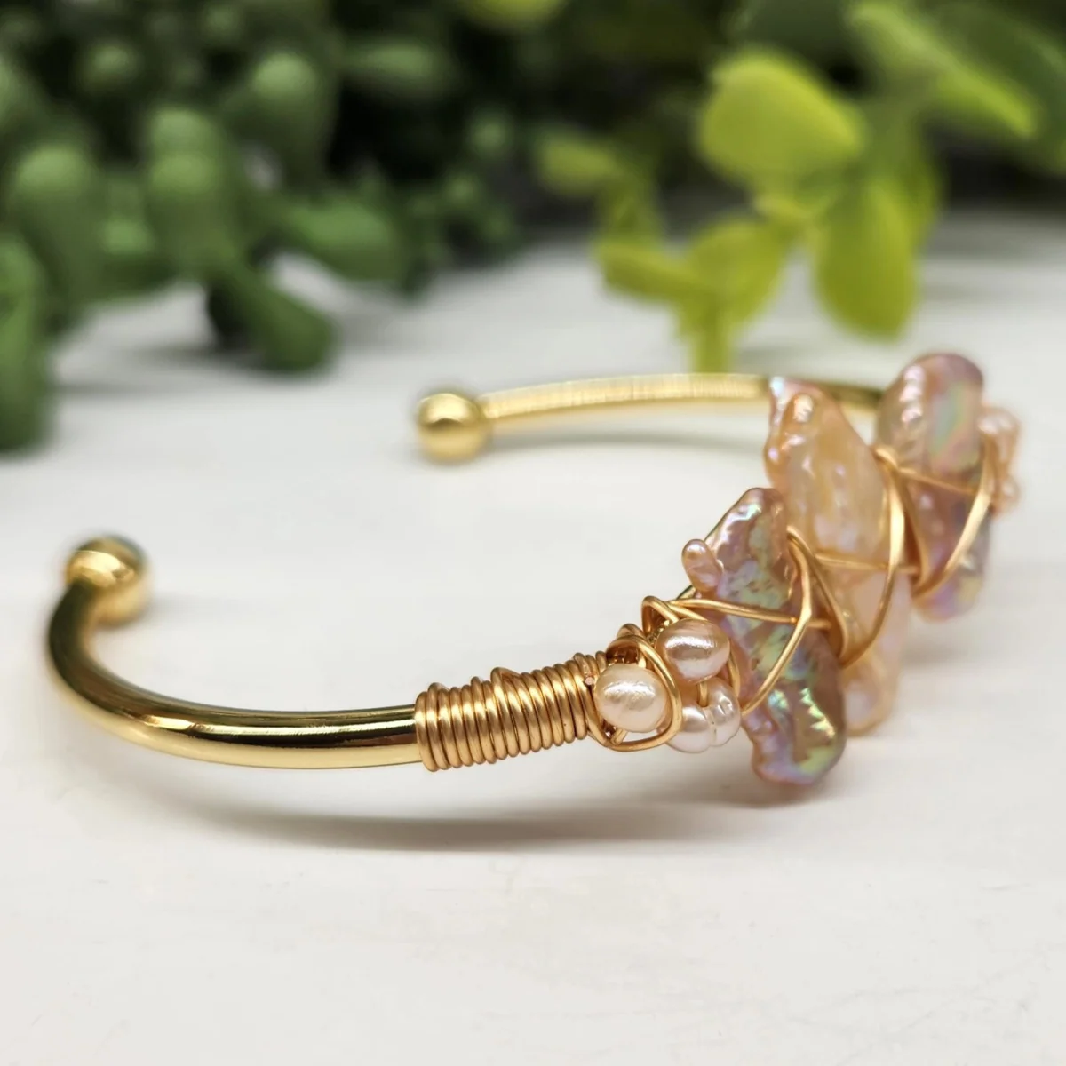 Gemstone Wire-Wrapped Bracelet - Image 43
