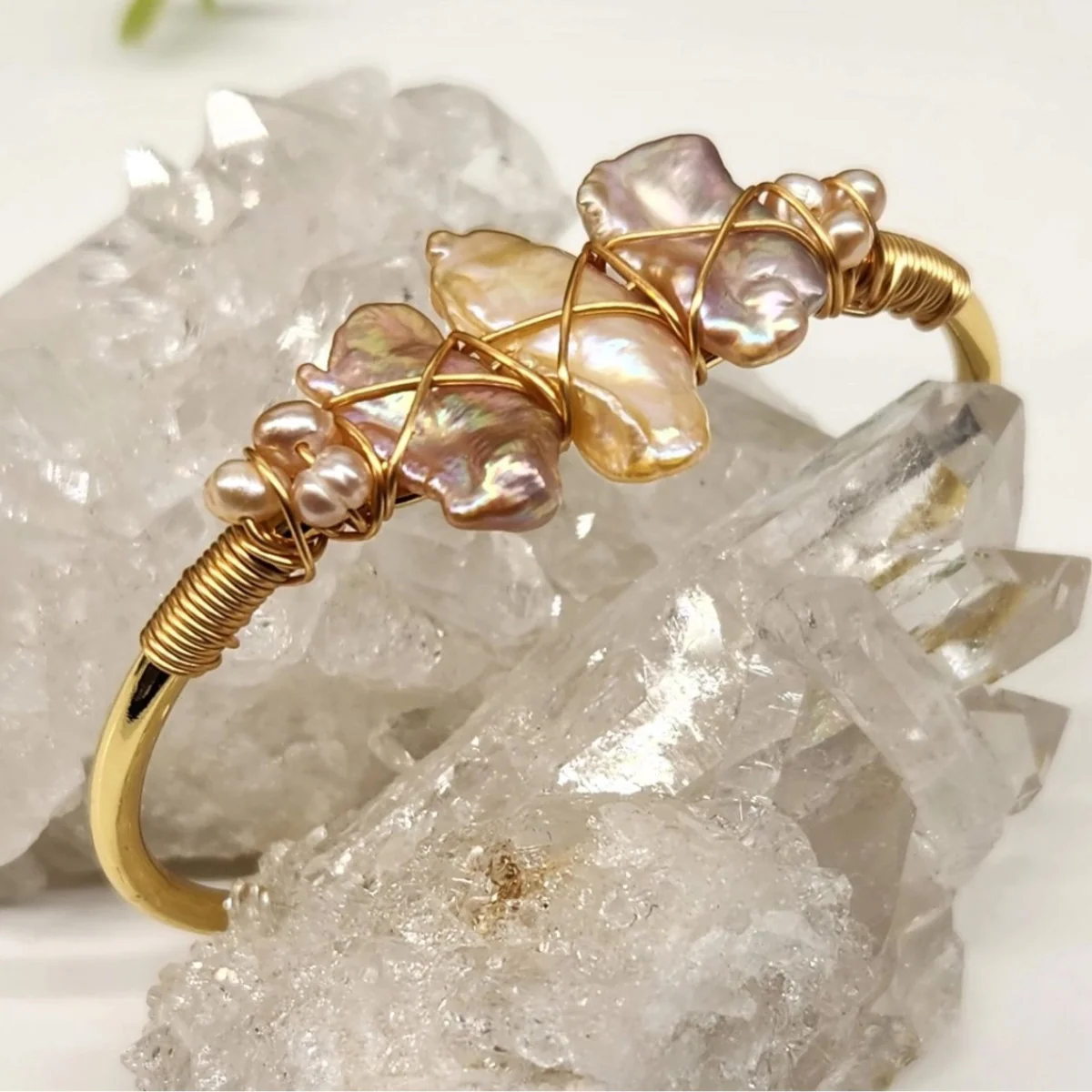 Gemstone Wire-Wrapped Bracelet - Image 44