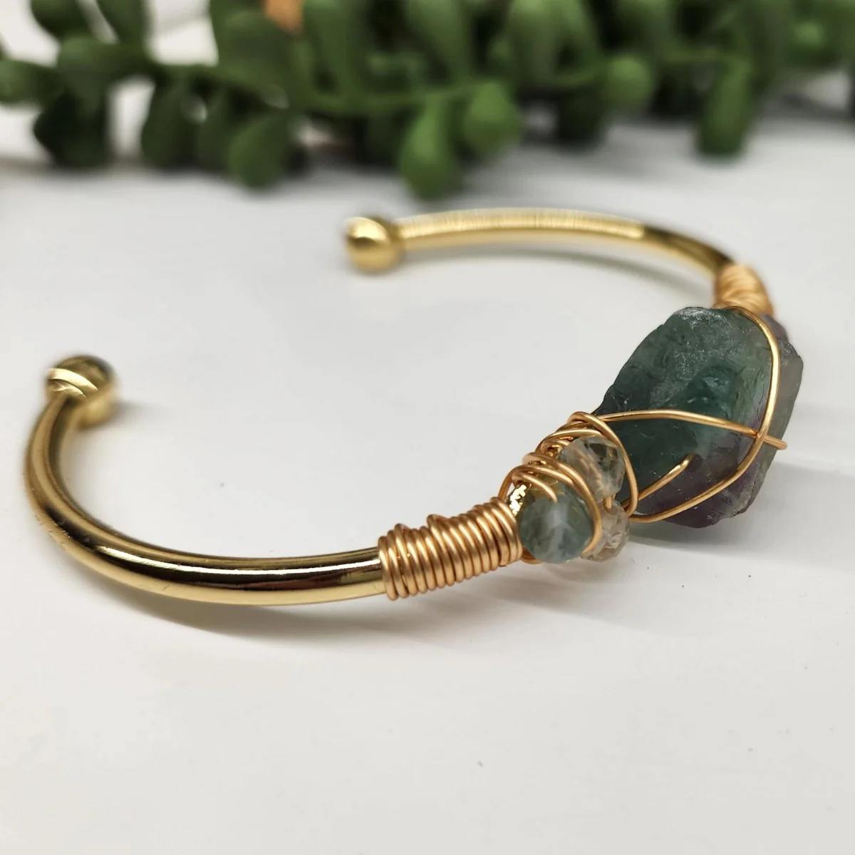 Gemstone Wire-Wrapped Bracelet - Image 46