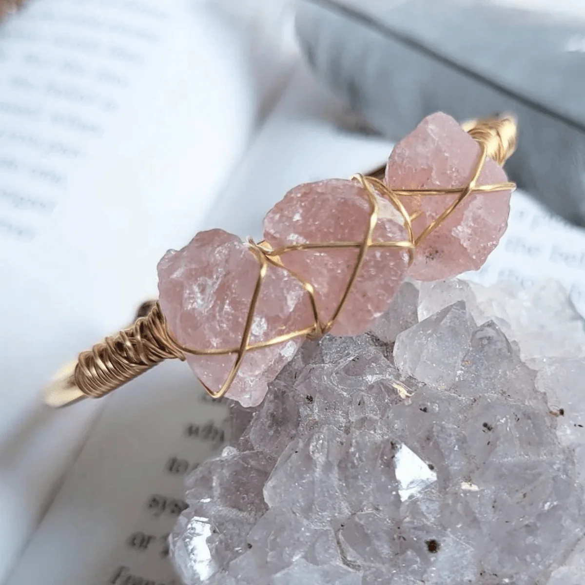 Gemstone Wire-Wrapped Bracelet - Image 64
