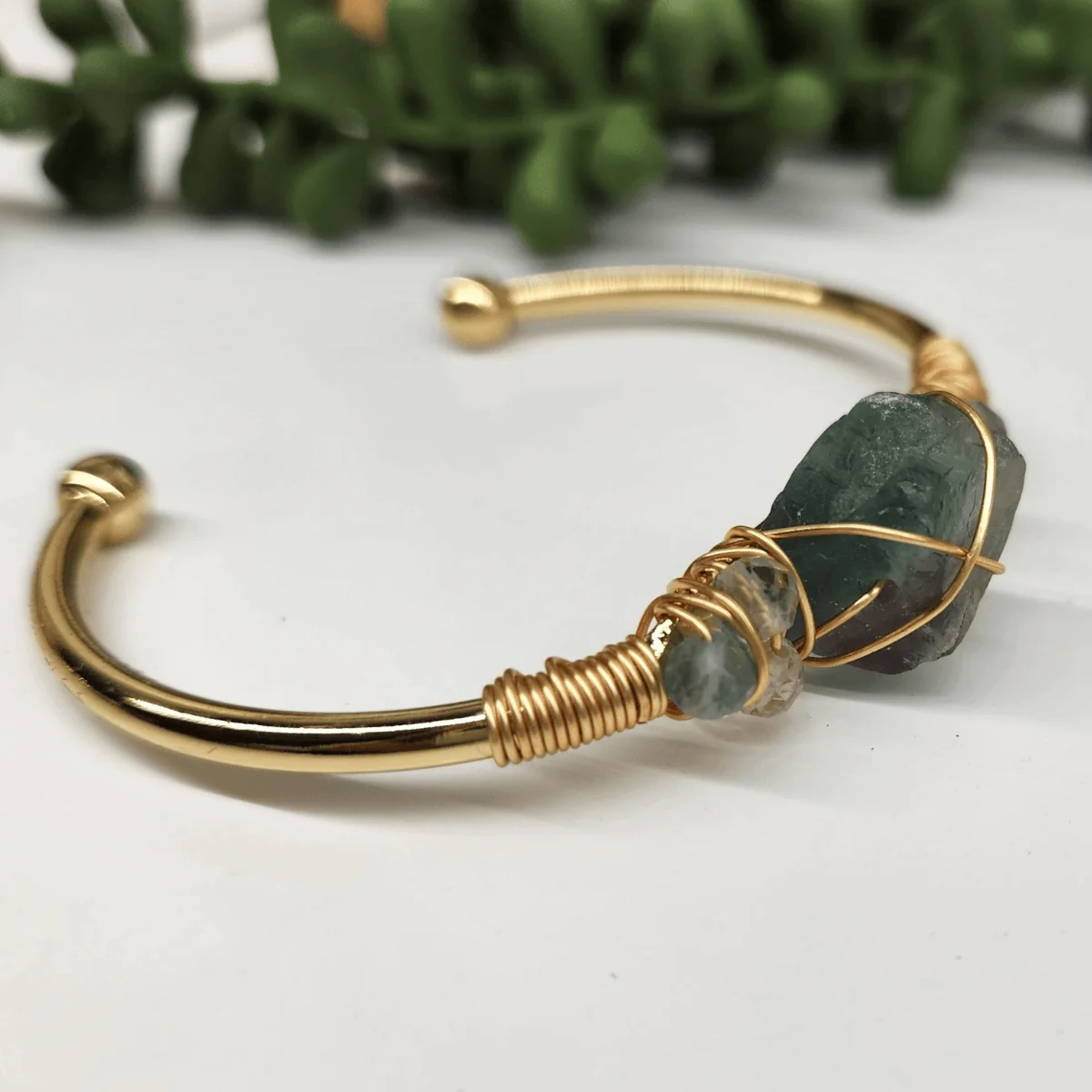 Gemstone Wire-Wrapped Bracelet - Image 88