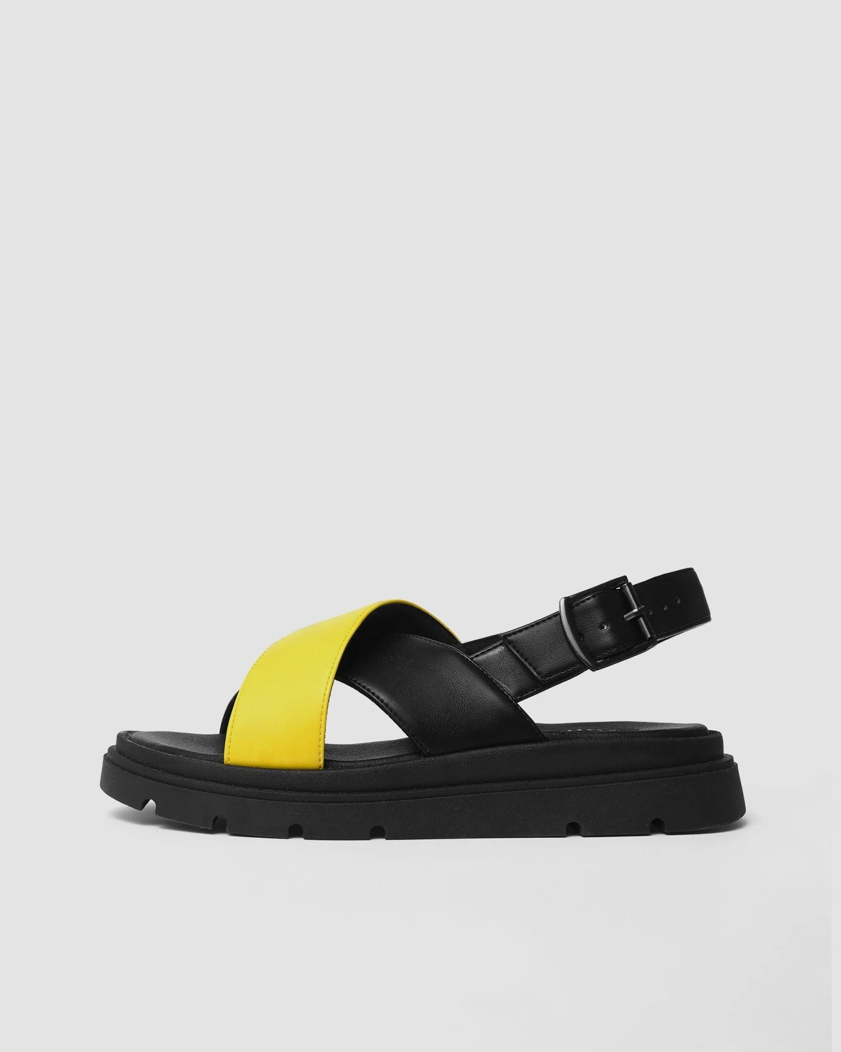 Glare Sandals Lemon made of vegan corn leather - Image 10