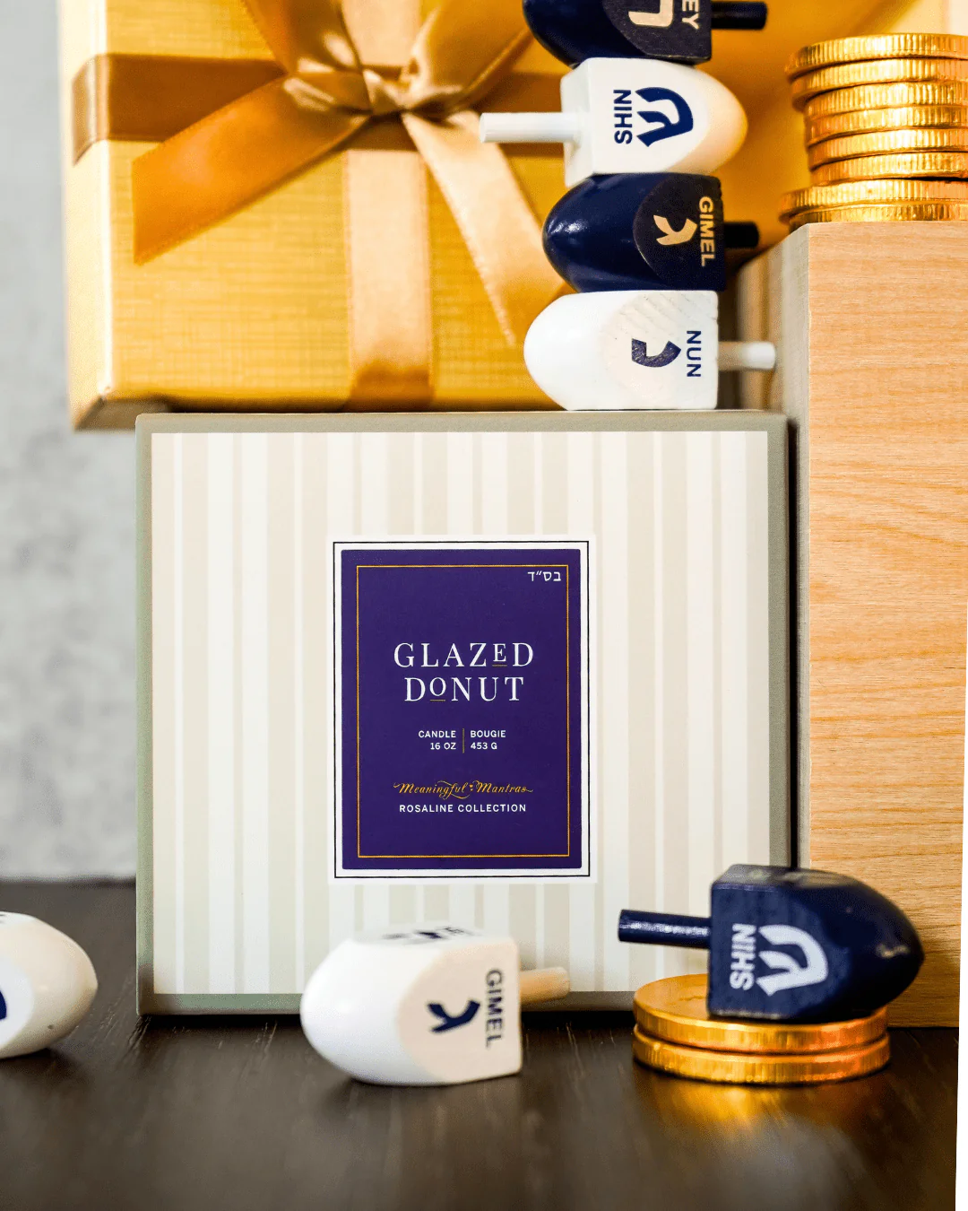 Glazed Donut Natural Candle 16oz 3-Wick - Image 2