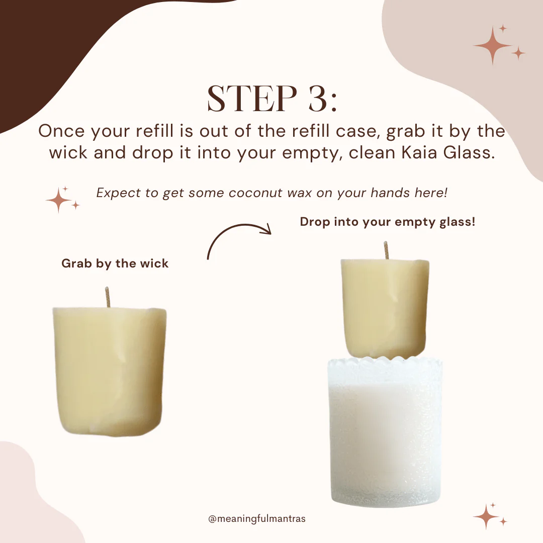 Glazed Donut Natural Candle 8oz Kaia Collection Refill - Image 7