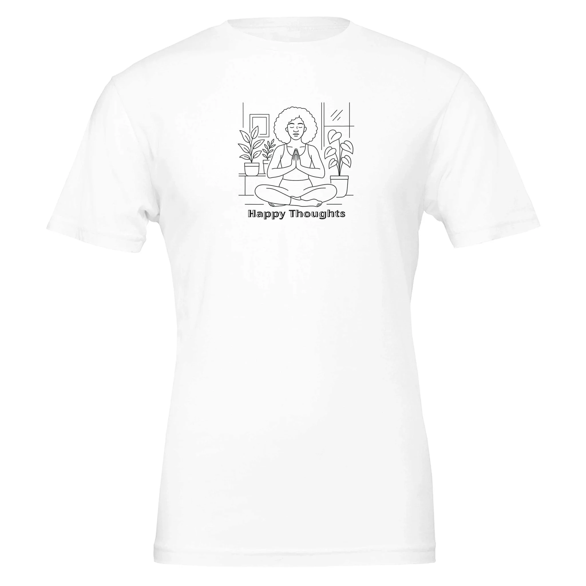 Happy Thoughts, Eco-Conscious TShirt - Image 5