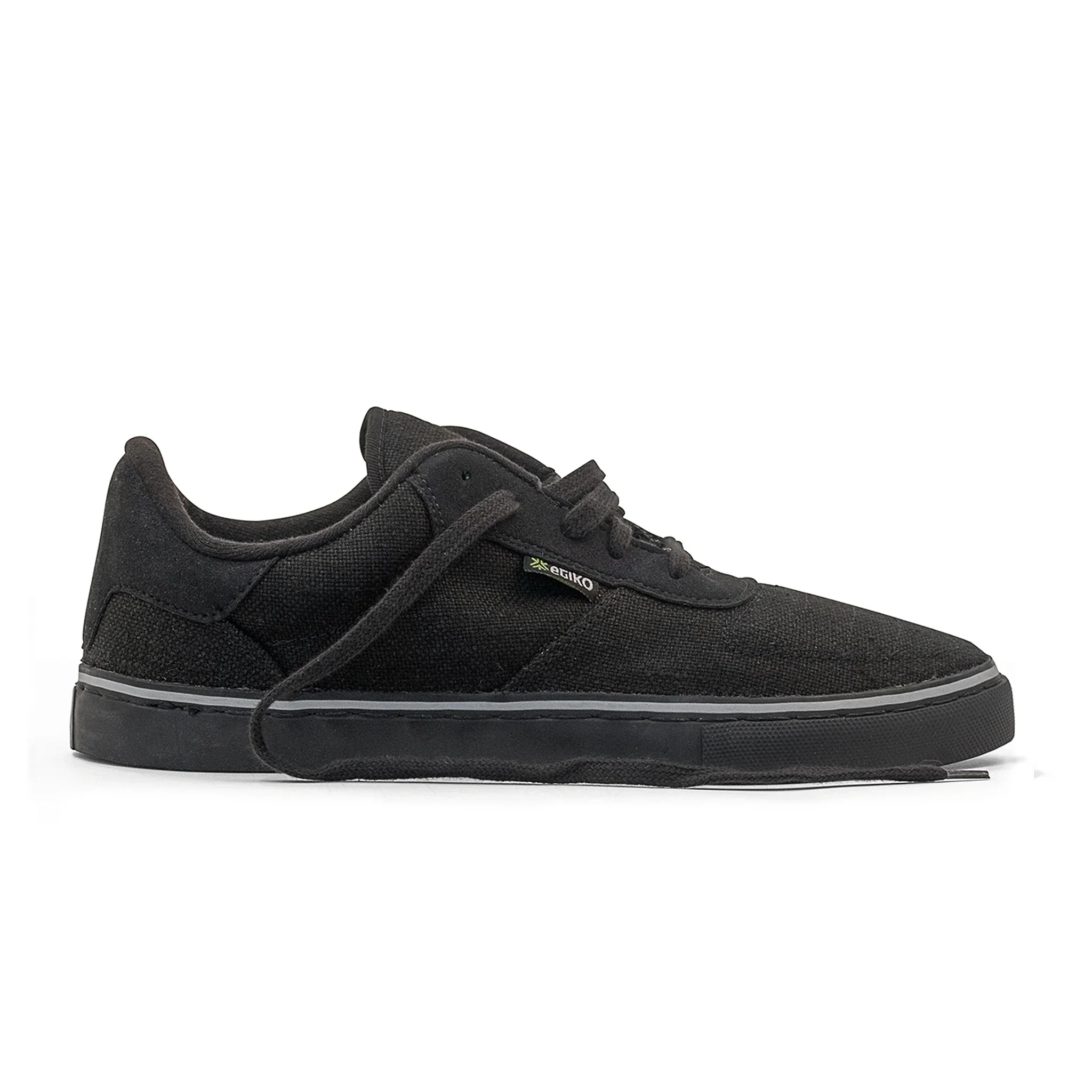 Hemp Sneakers, All Black - Image 183