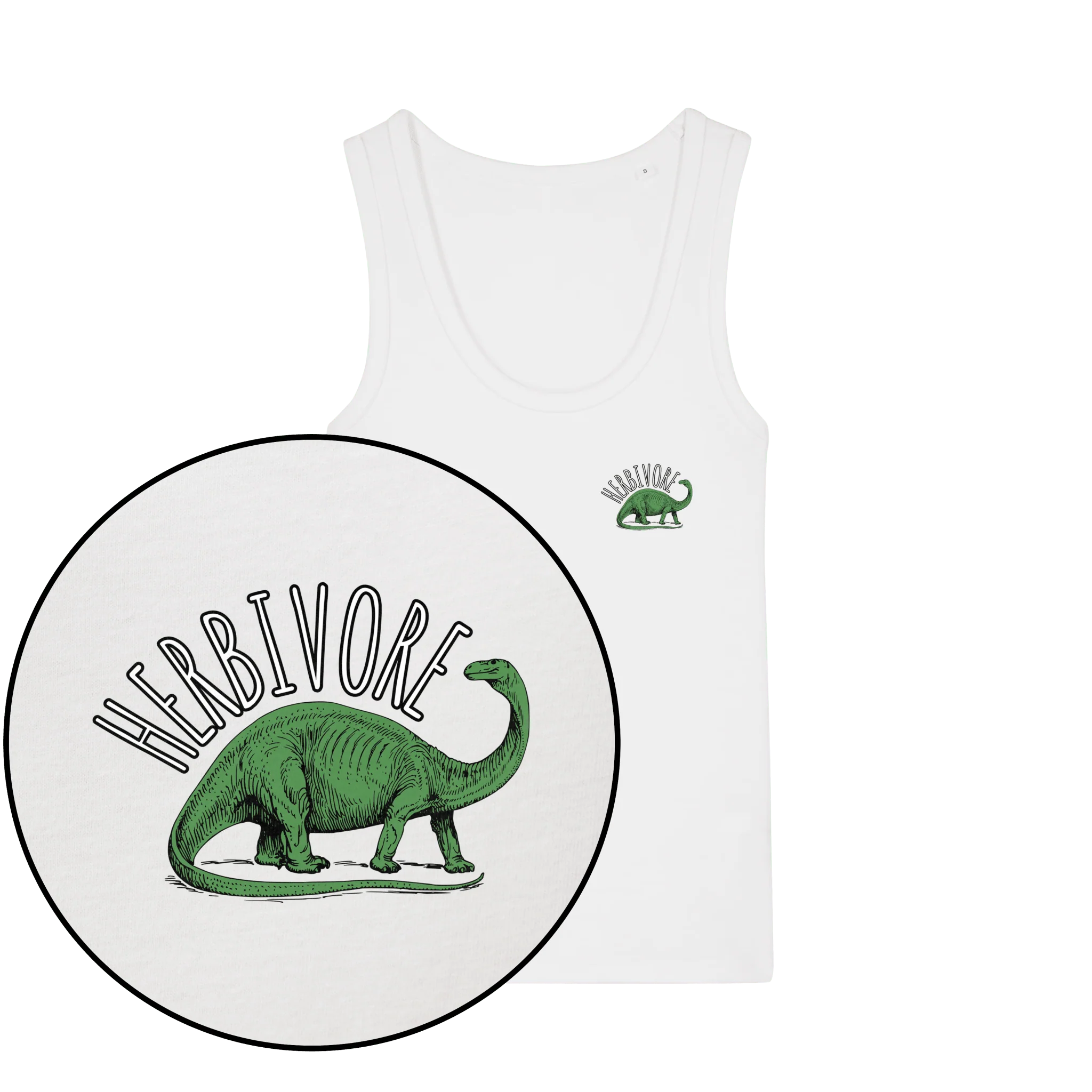 Herbivore Brontosaurus Women's Tank Top - Image 3