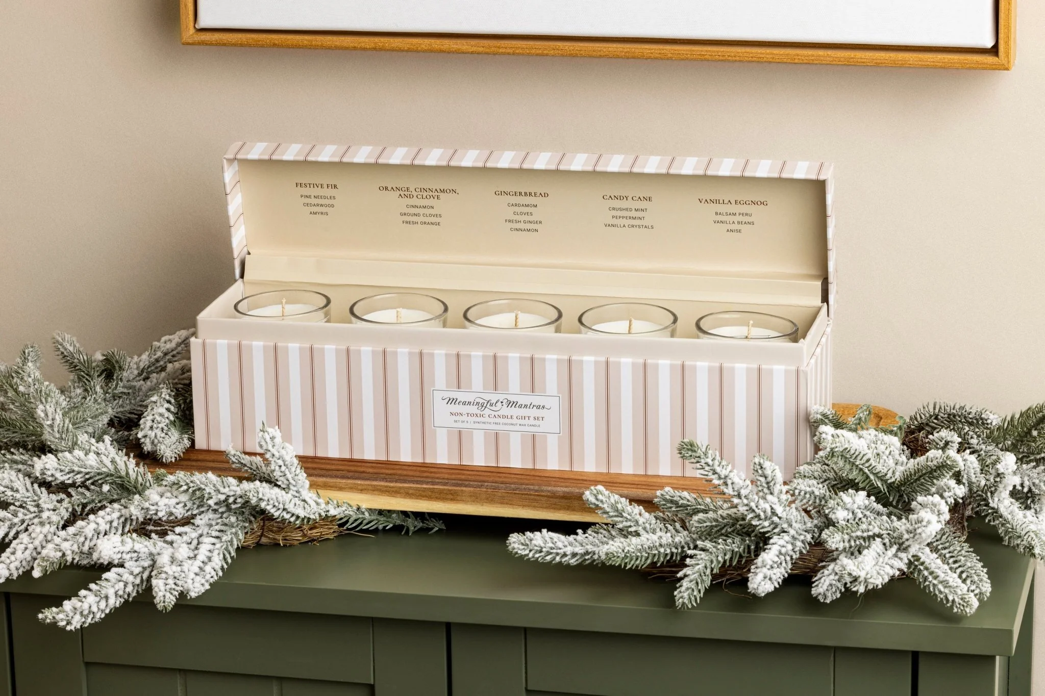 Holiday Cheer 5-Piece Candle Gift Set - Image 3