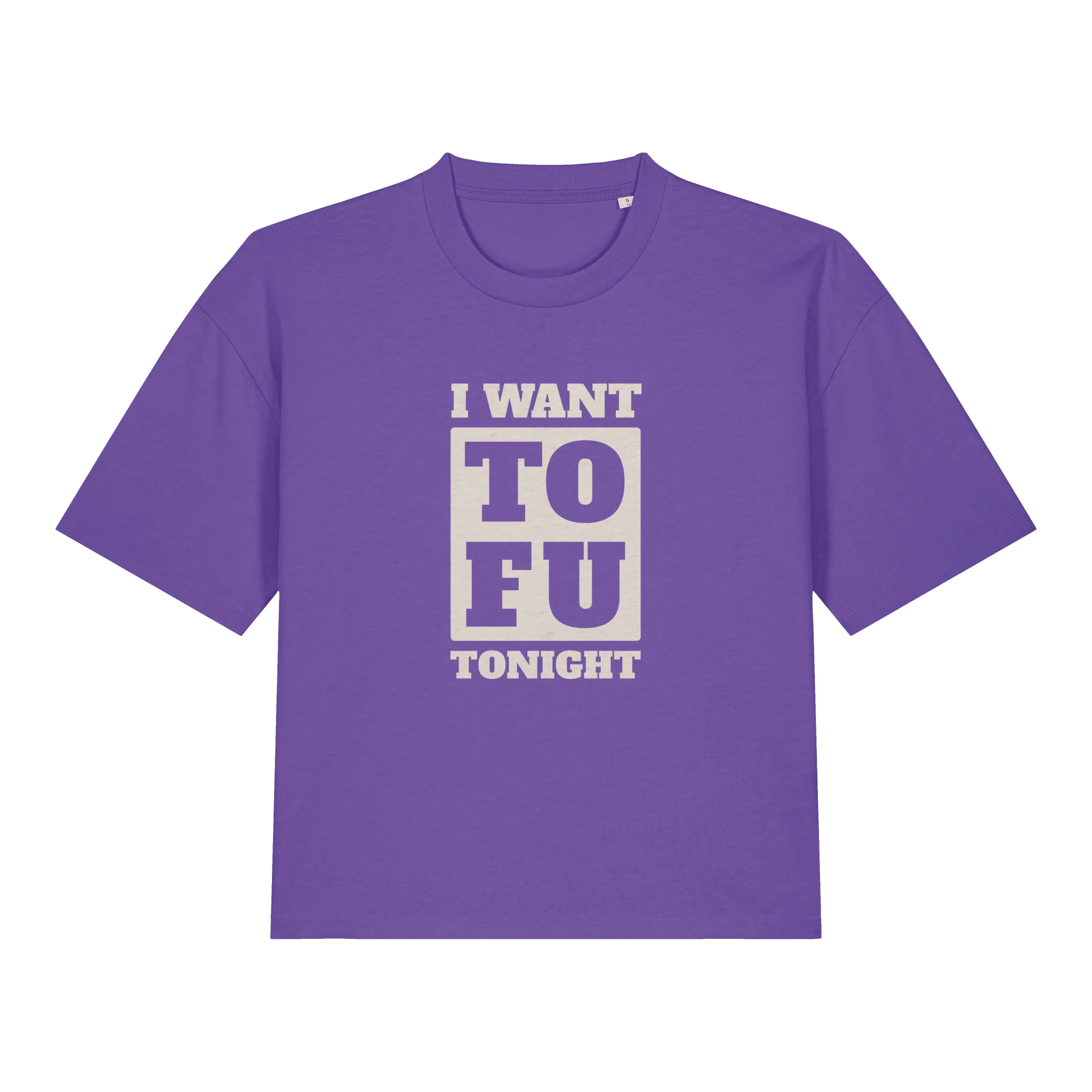 I Want Tofu Women's Boxy T-Shirt - Image 2